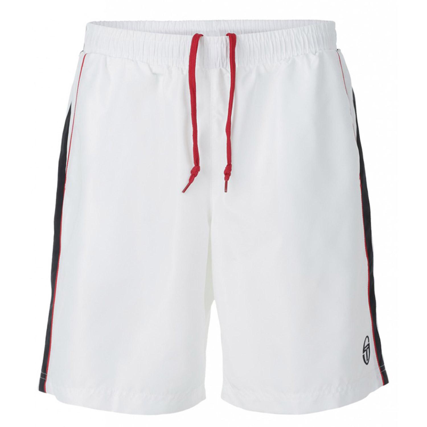 Sergio Tacchini Boys Set Tennis Shorts - White - Tennisnuts.com