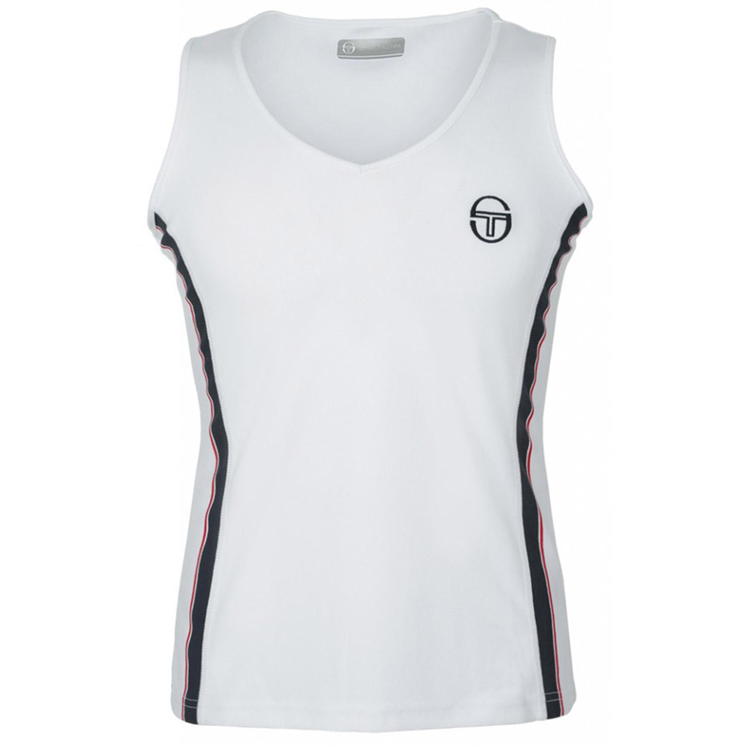 Sergio Tacchini Womens Game Tennis Tank White