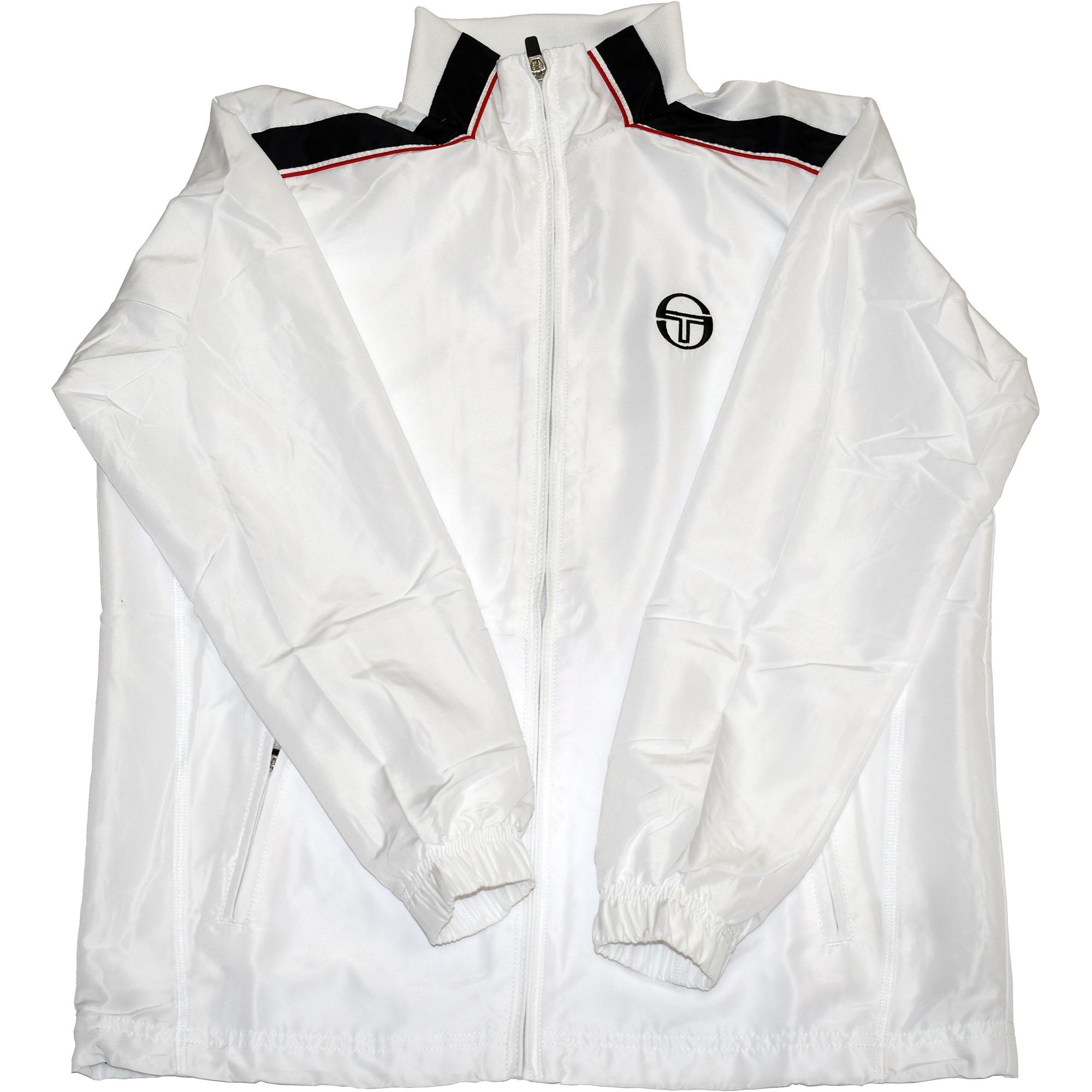 Sergio Tacchini Boys TKS Jacket - White - Tennisnuts.com