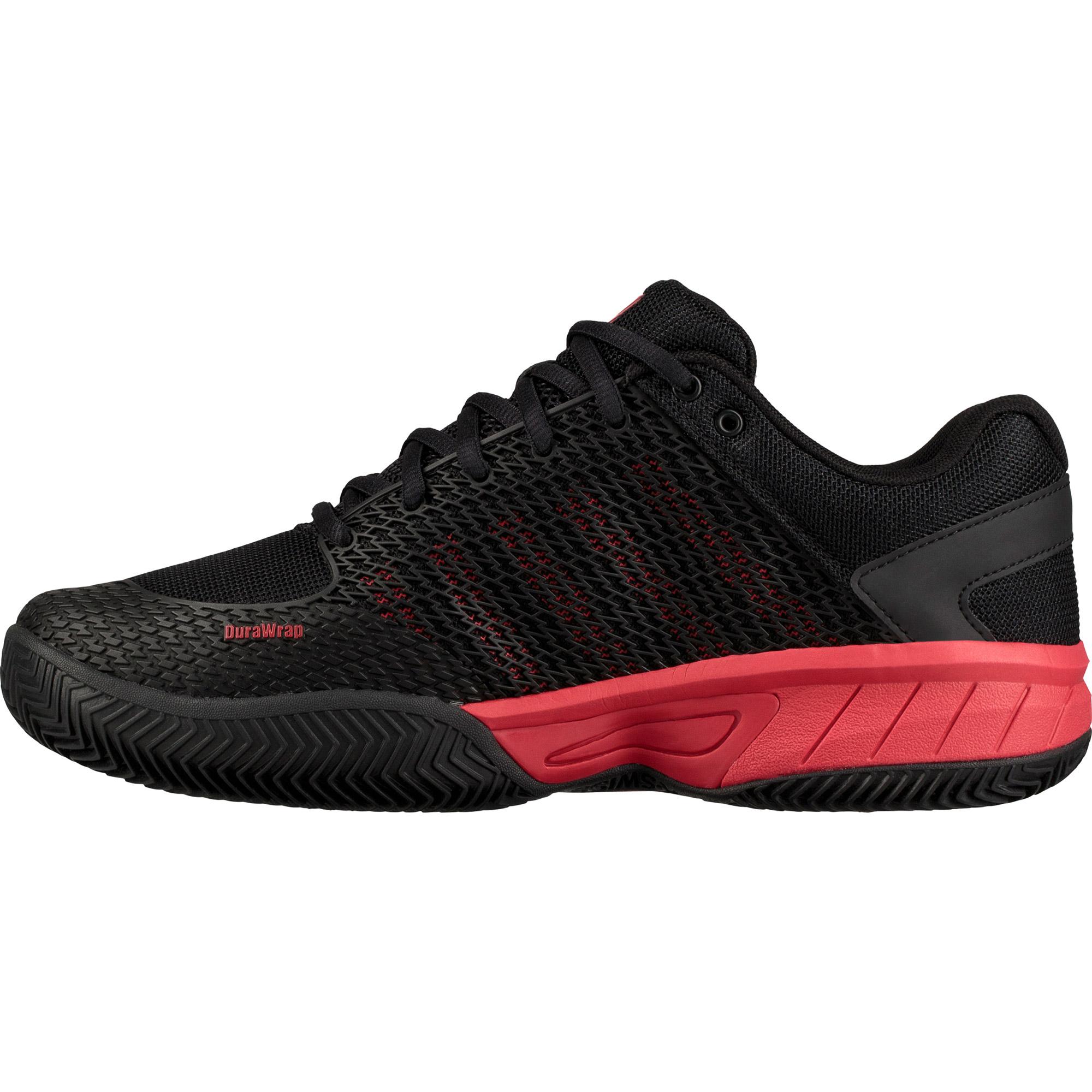 K-Swiss Mens Express Light HB Tennis Shoes - Black/Lollipop ...