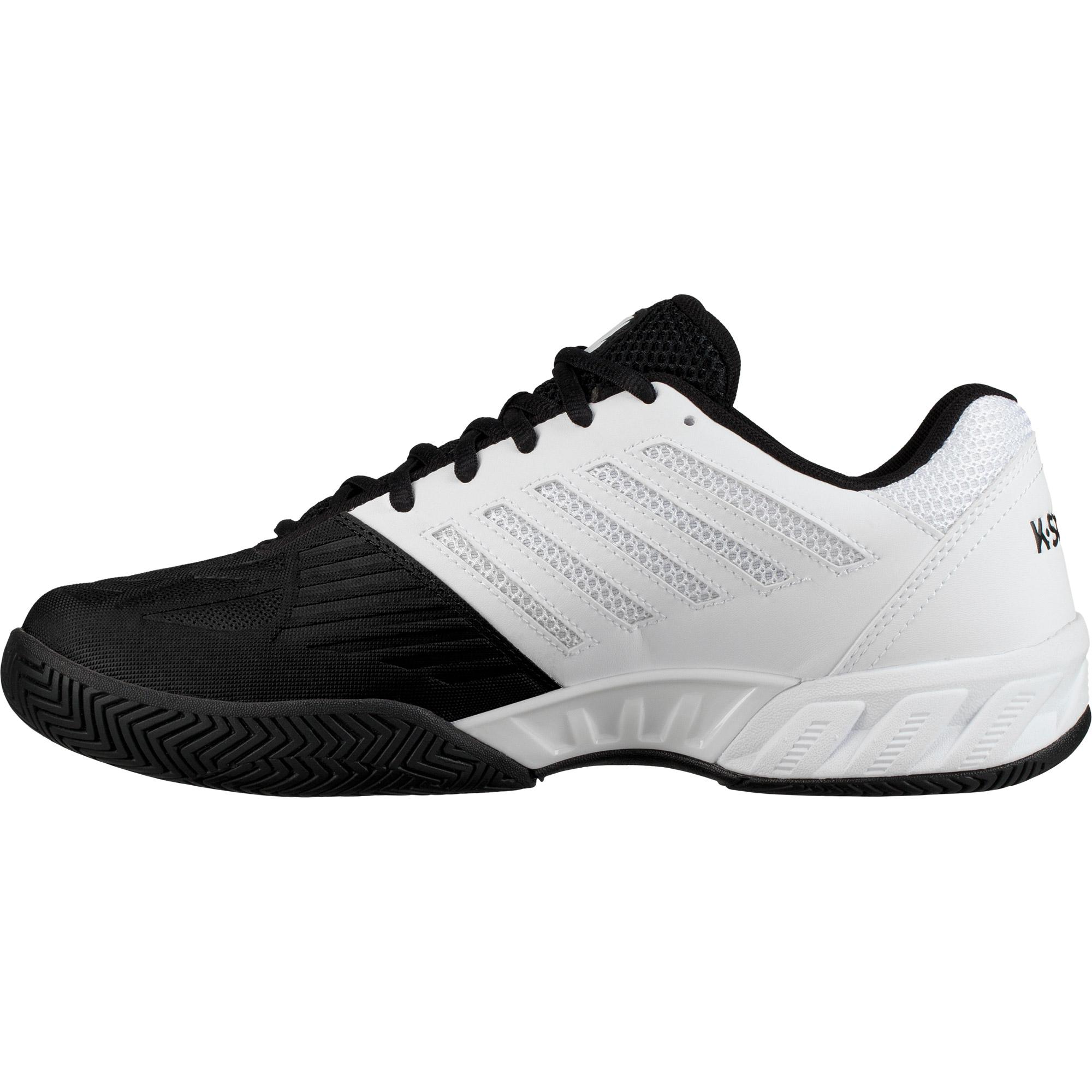 K-Swiss Mens BigShot Light 3 Tennis Shoes - White/Black ...