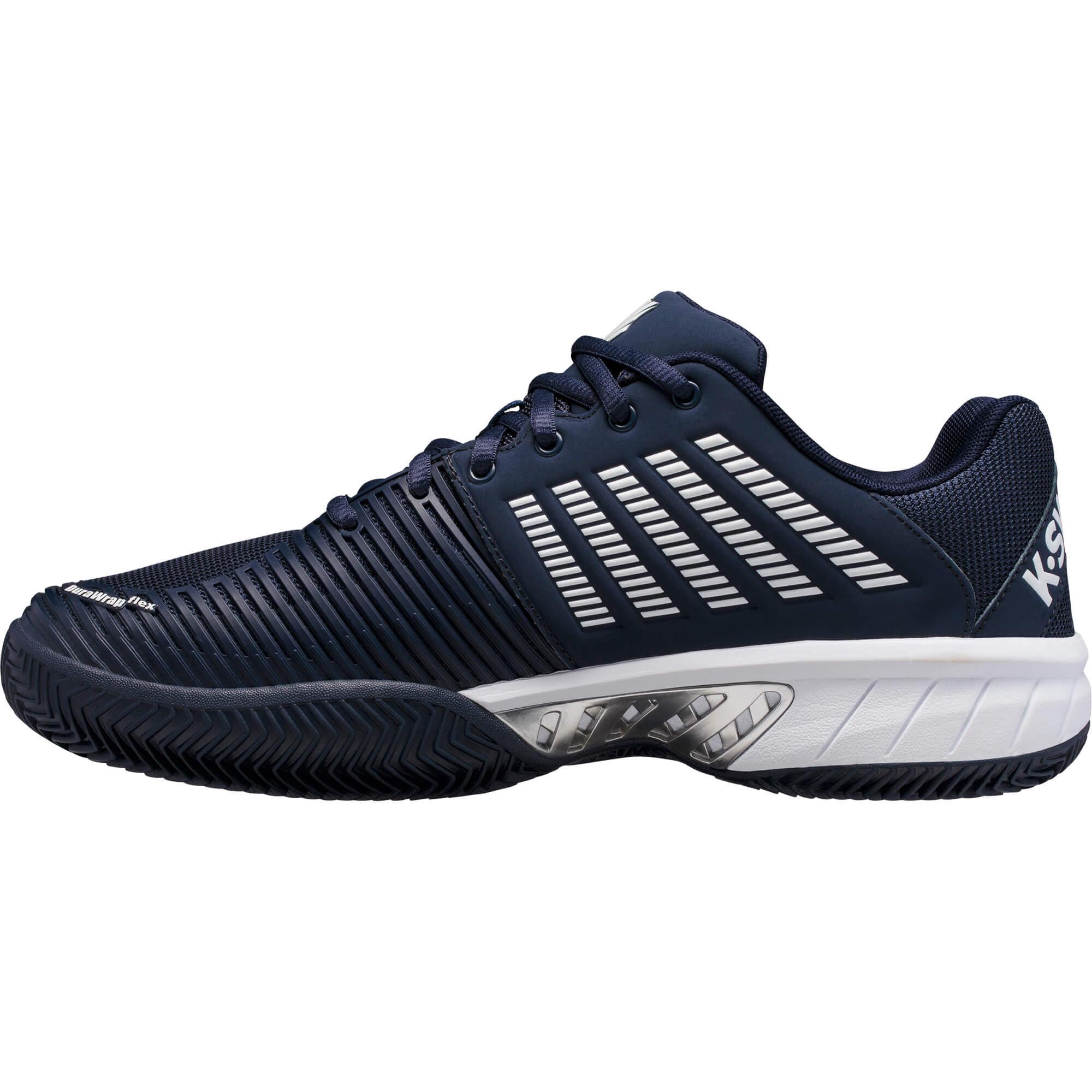 K-Swiss Mens Express Light 2 HB Tennis Shoes - Navy/White - Tennisnuts.com