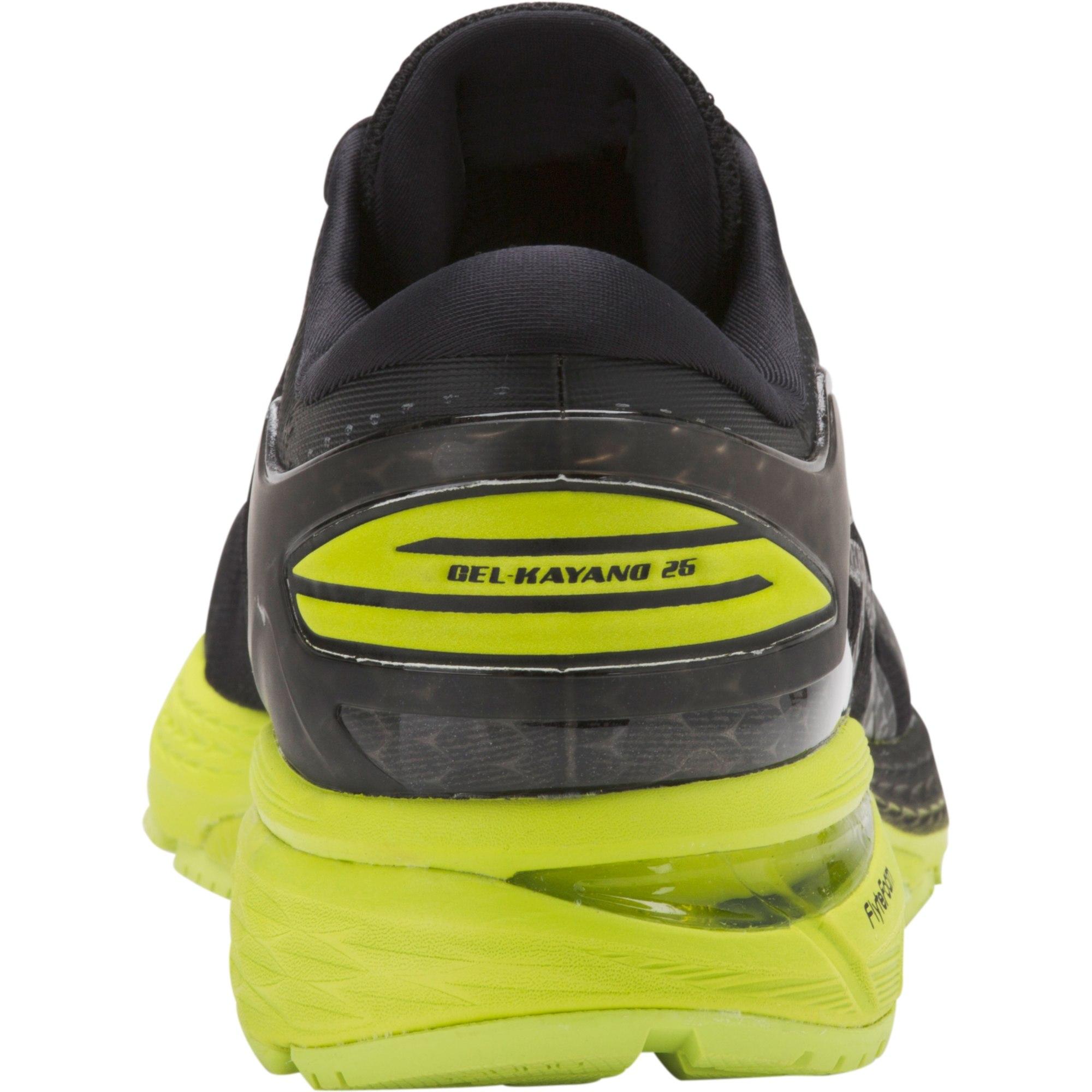 asics gel nimbus 20 black neon lime