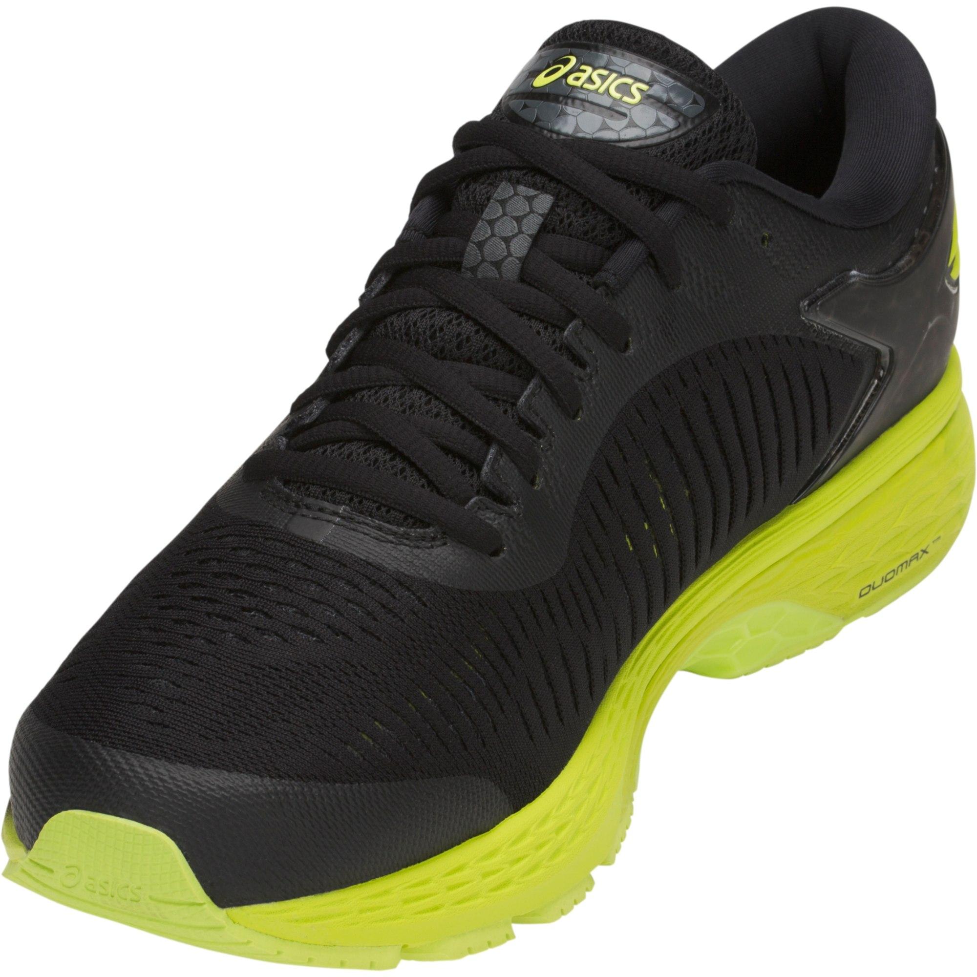 Asics Mens GEL-Kayano 25 Running Shoes - Black/Neon Lime - Tennisnuts.com