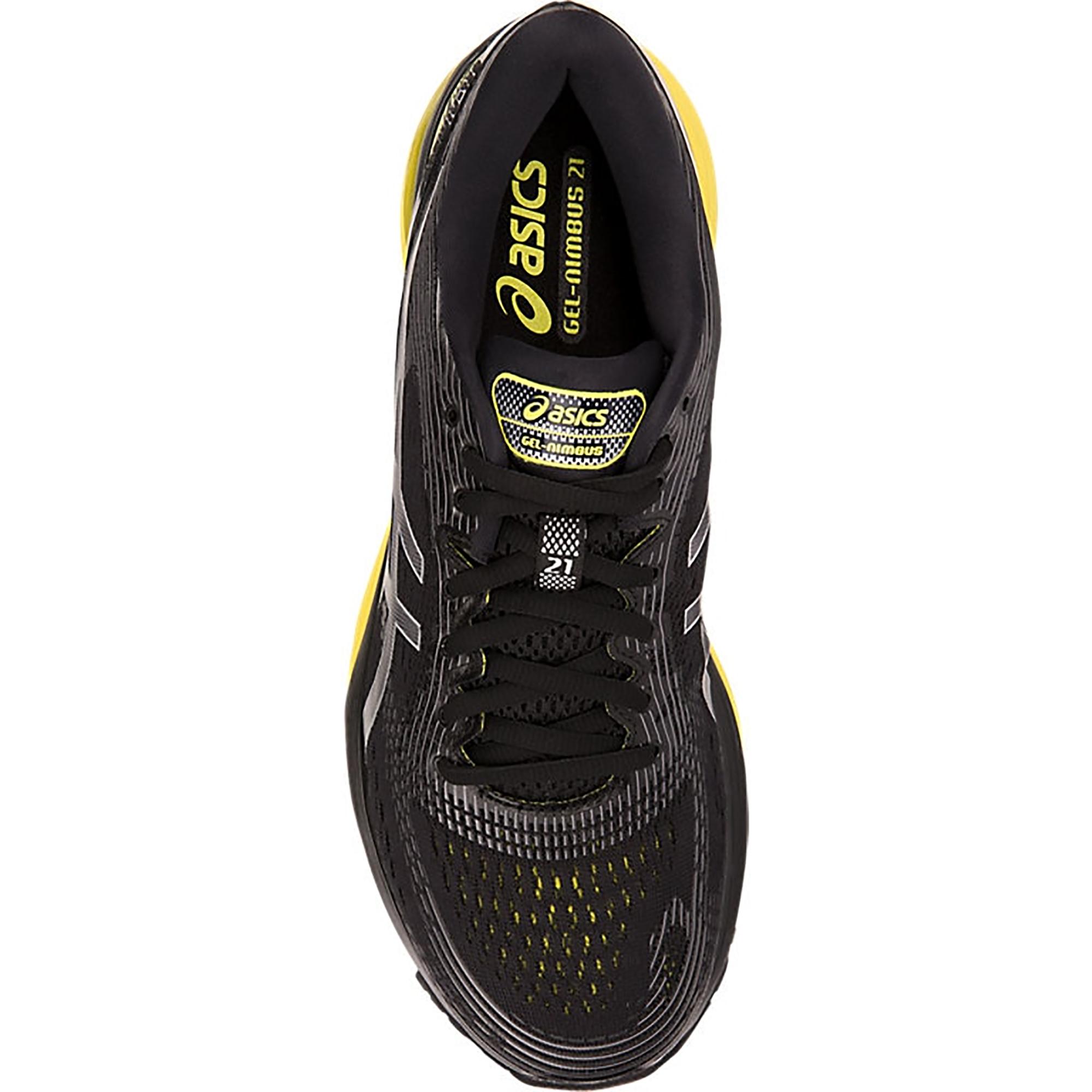 asics nimbus 21 black lemon