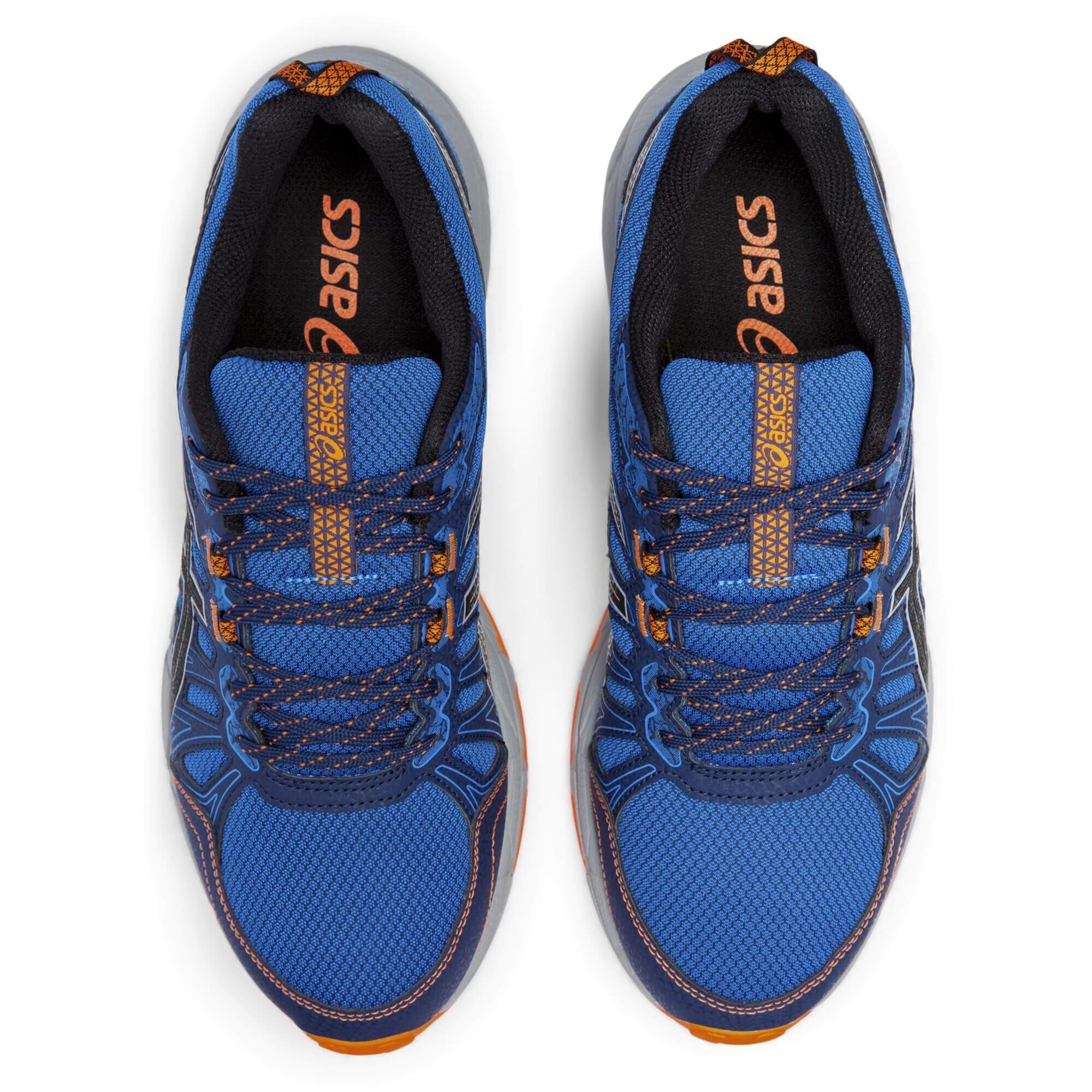 Asics Mens GEL-Venture 7 Trail Running Shoes - Electric Blue/Sheet Rock ...