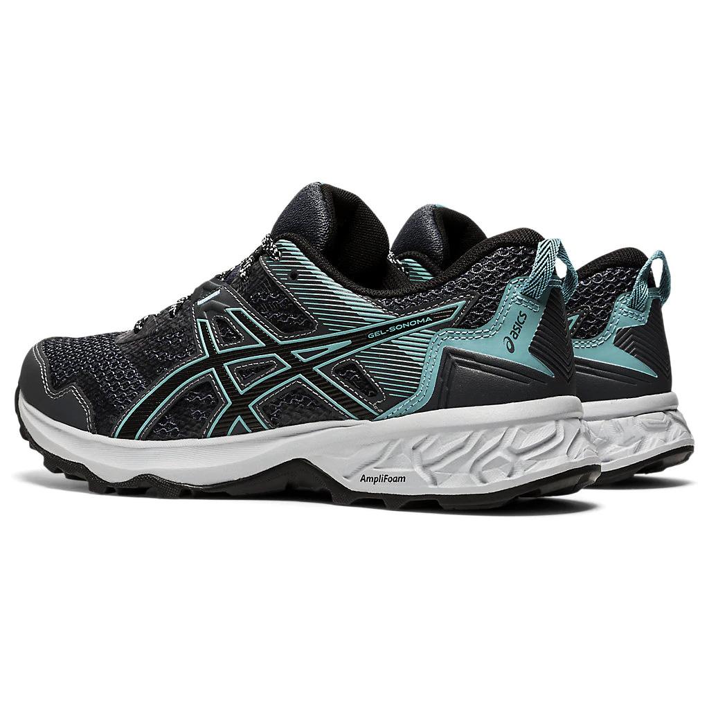 Asics Womens GELSonoma 5 Trail Running Shoes Carrier Grey/Black
