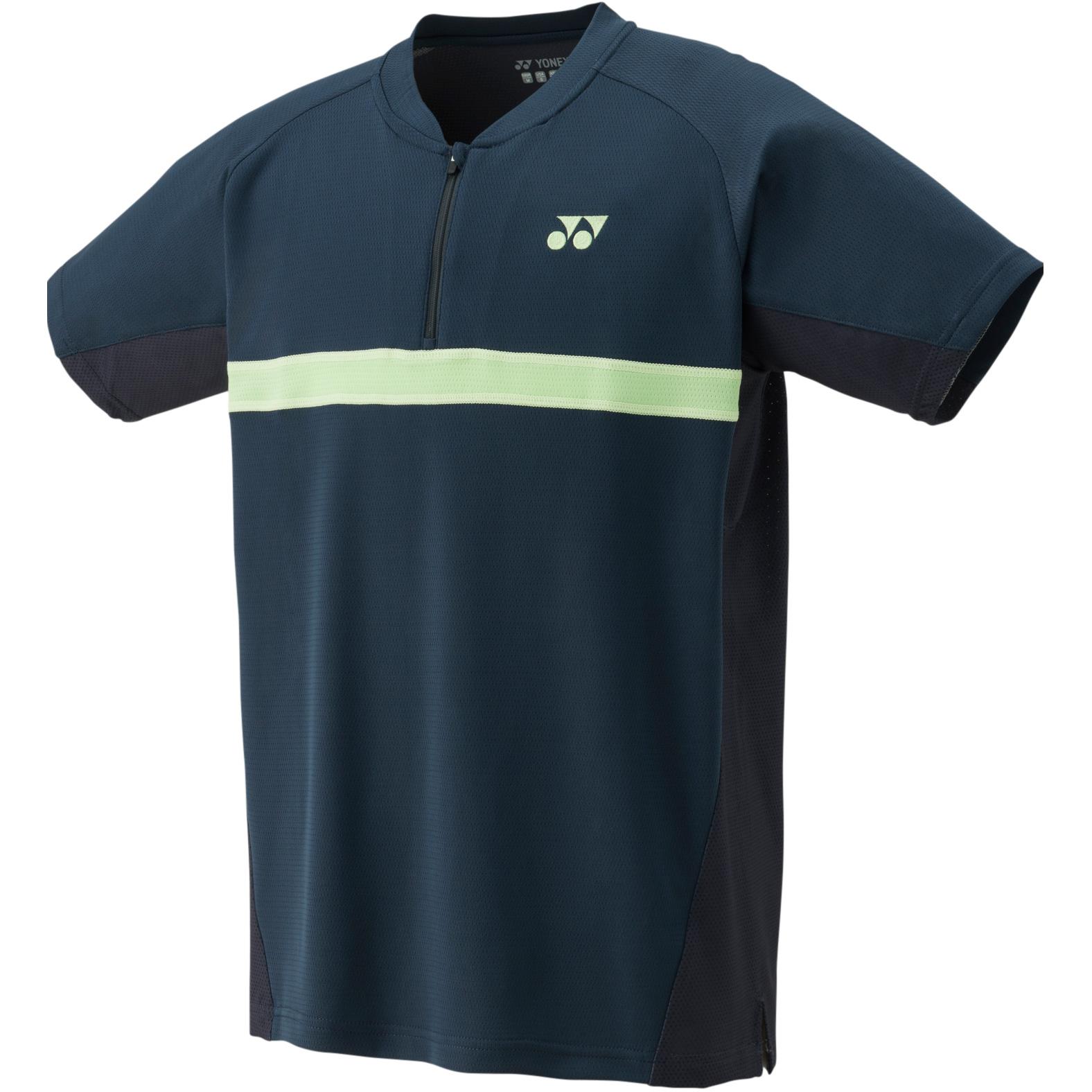 Yonex Mens Crew Neck Shirt Charcoal