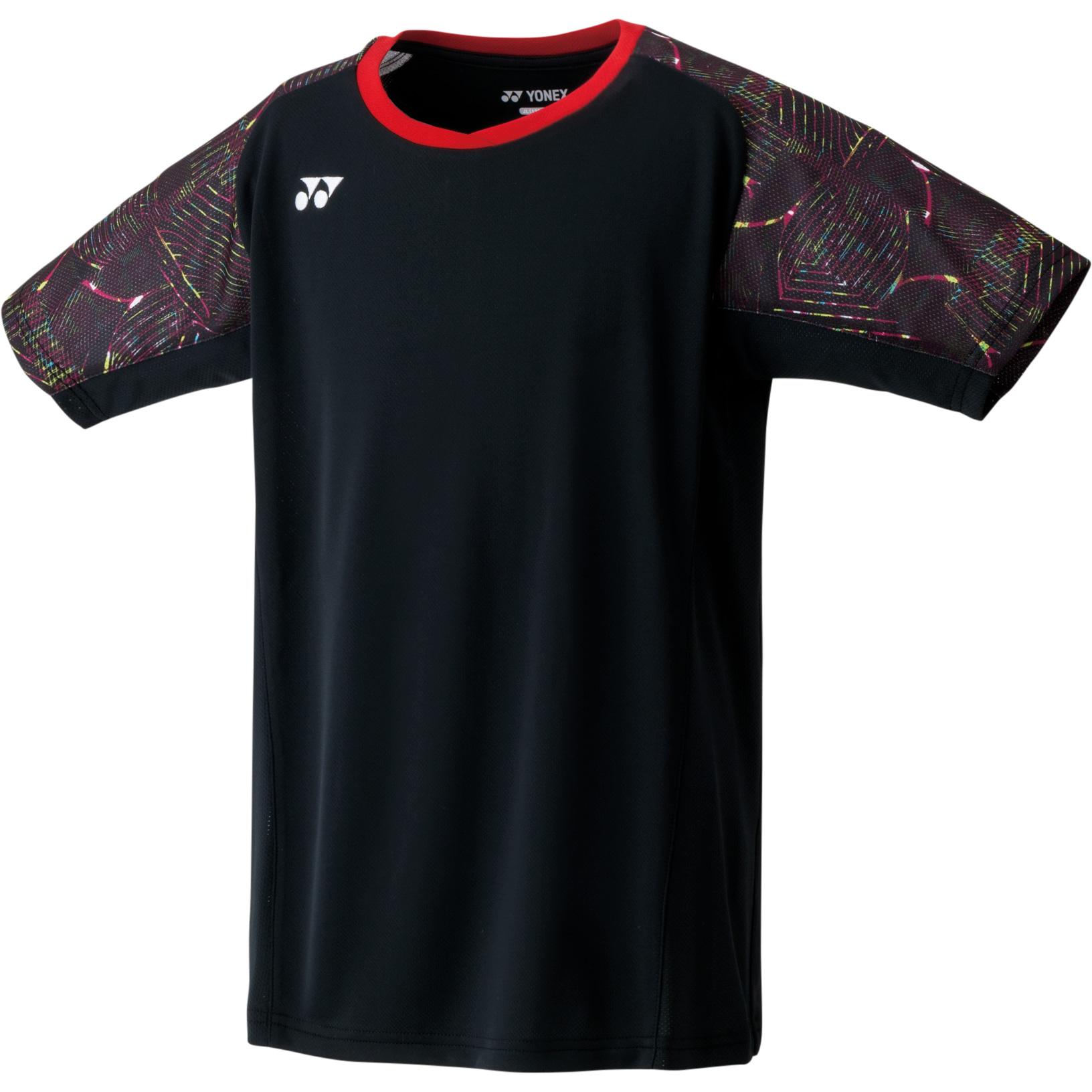 yonex boys 10234j t shirt black tennisnuts com yonex clothing size chart