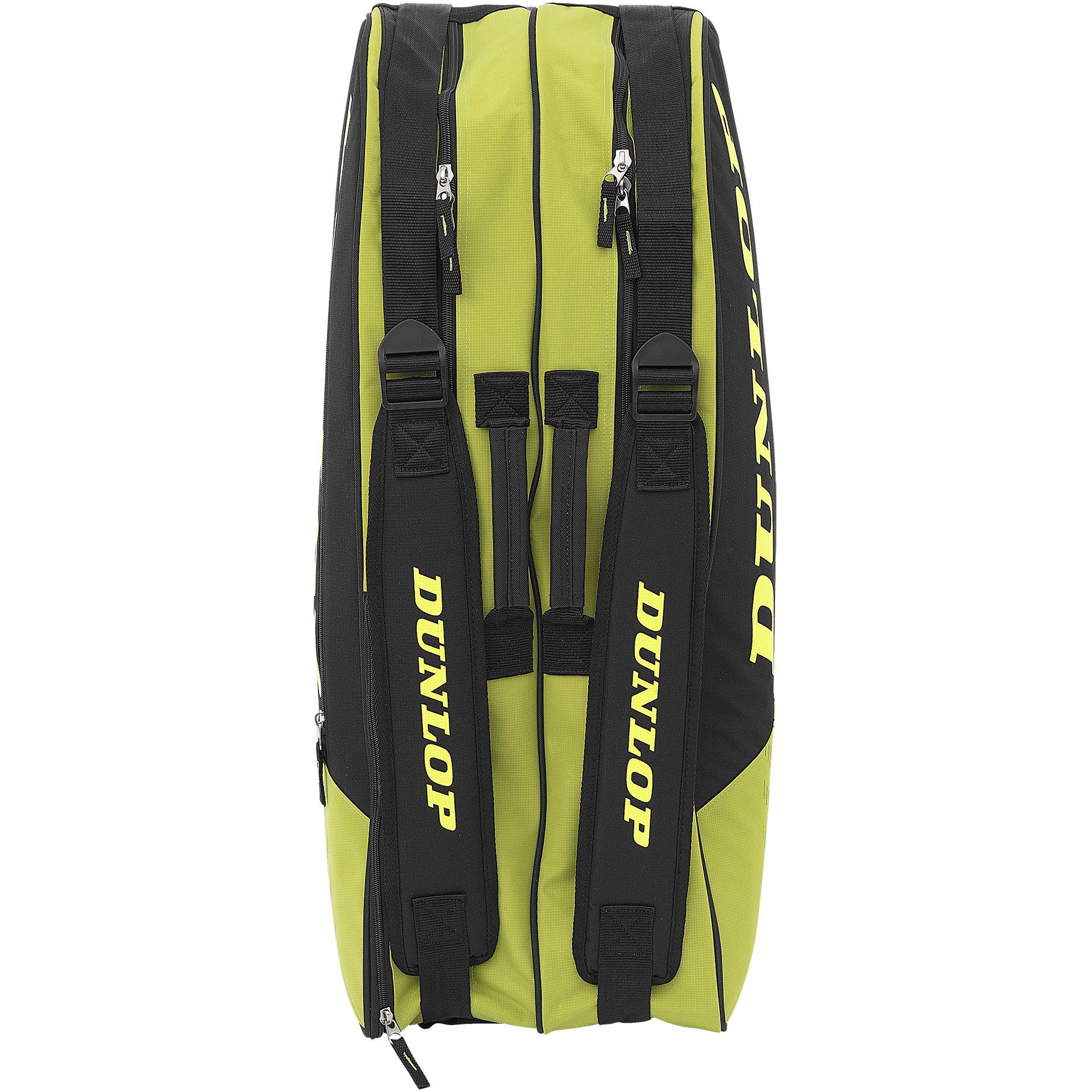 Dunlop SX Club 6 Racket Bag Yellow/Black