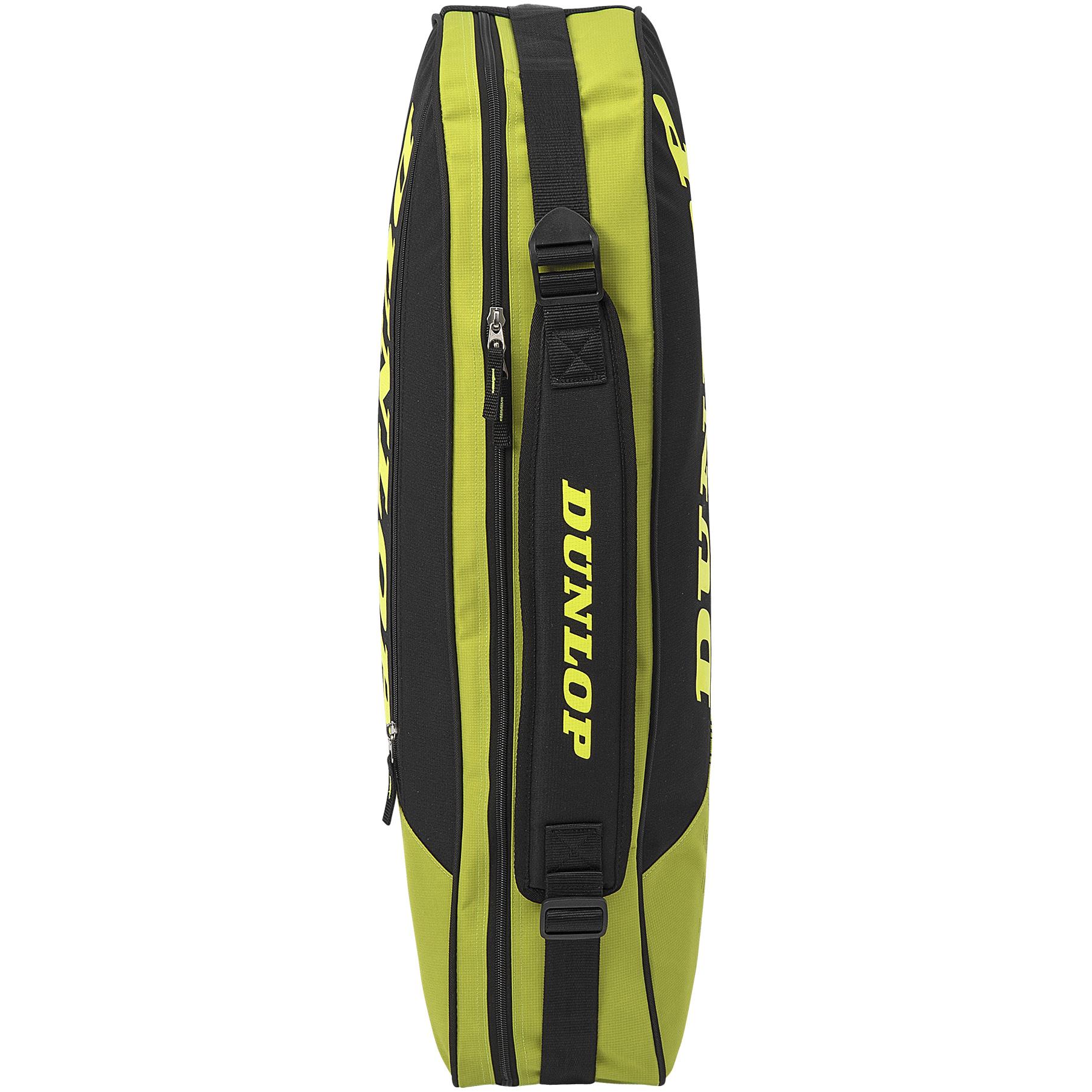 Dunlop SX Club 3 Racket Bag Yellow/Black