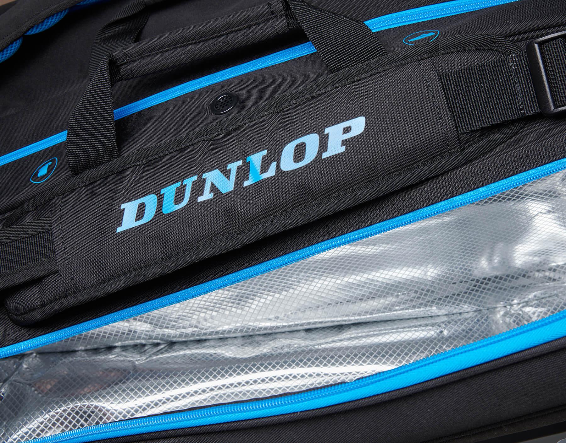 Dunlop PSA Limited Edition 12 Racket Bag Black/Blue