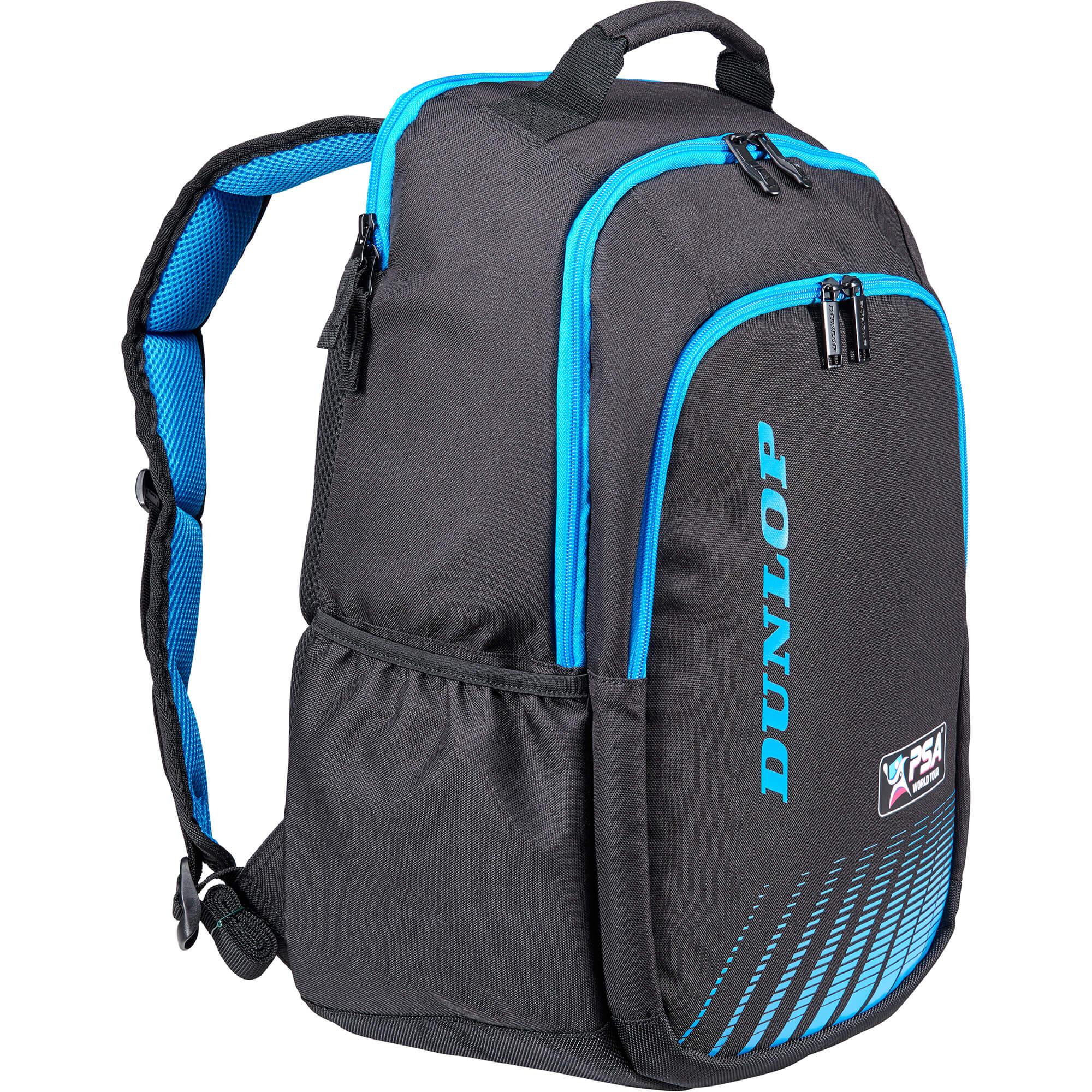 Dunlop PSA Squash Backpack Black/Blue
