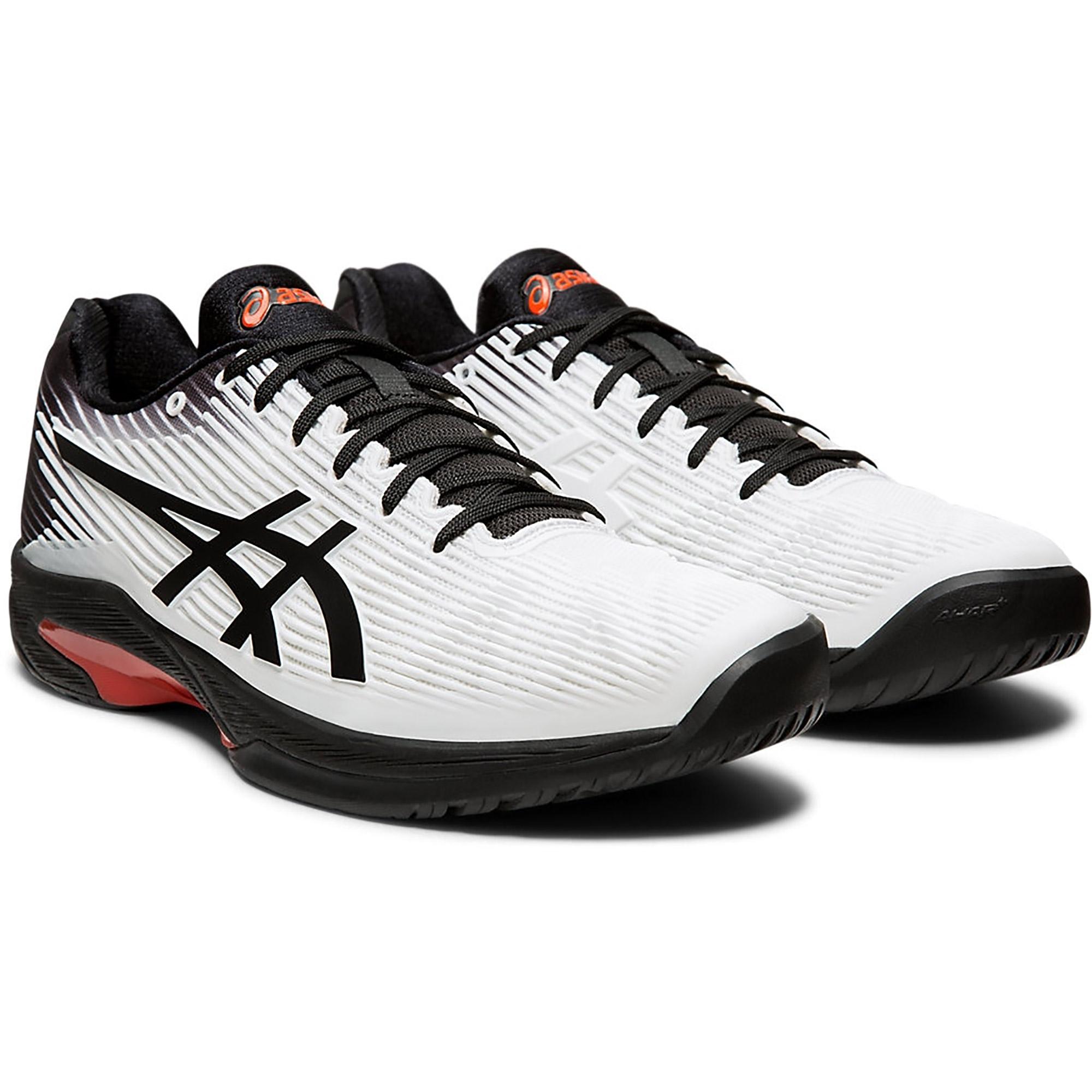 Asics Mens Solution Speed FF Tennis Shoes White/Black