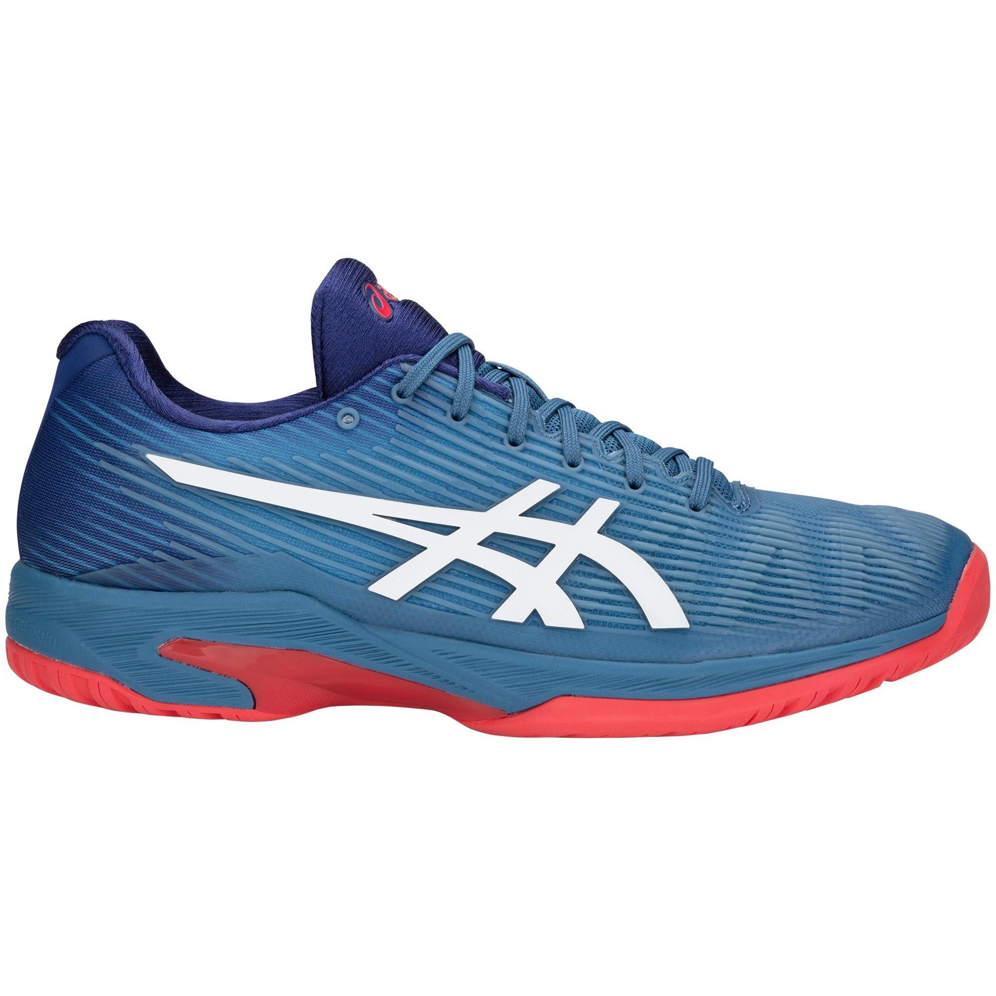 Asics Mens Solution Speed FF Tennis Shoes Azure/White