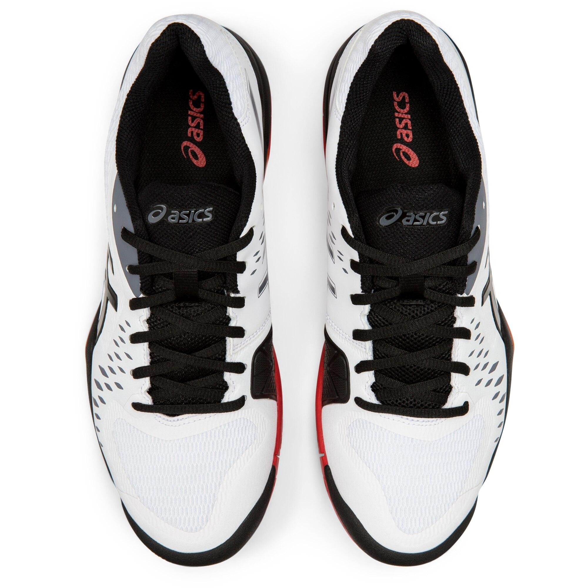 Asics Mens GELChallenger 12 Tennis Shoes White/Black