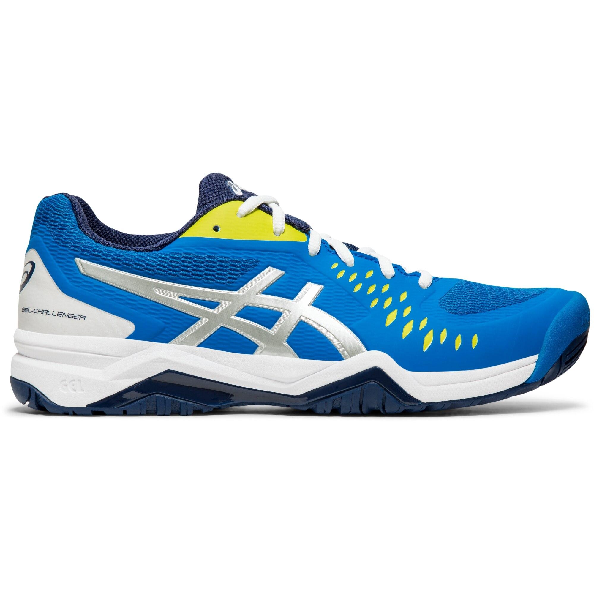 Asics Mens GEL-Challenger 12 Tennis Shoes - Electric Blue/Silver ...