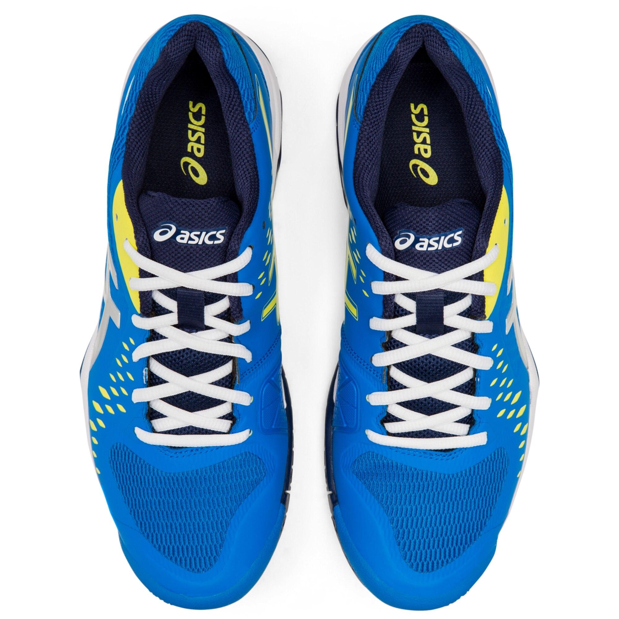 Asics Mens GEL-Challenger 12 Tennis Shoes - Electric Blue/Silver ...