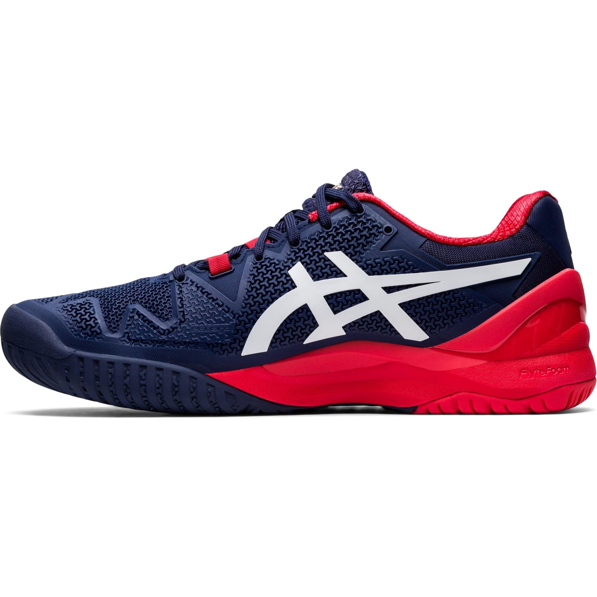 gel resolution 8 tennis shoes