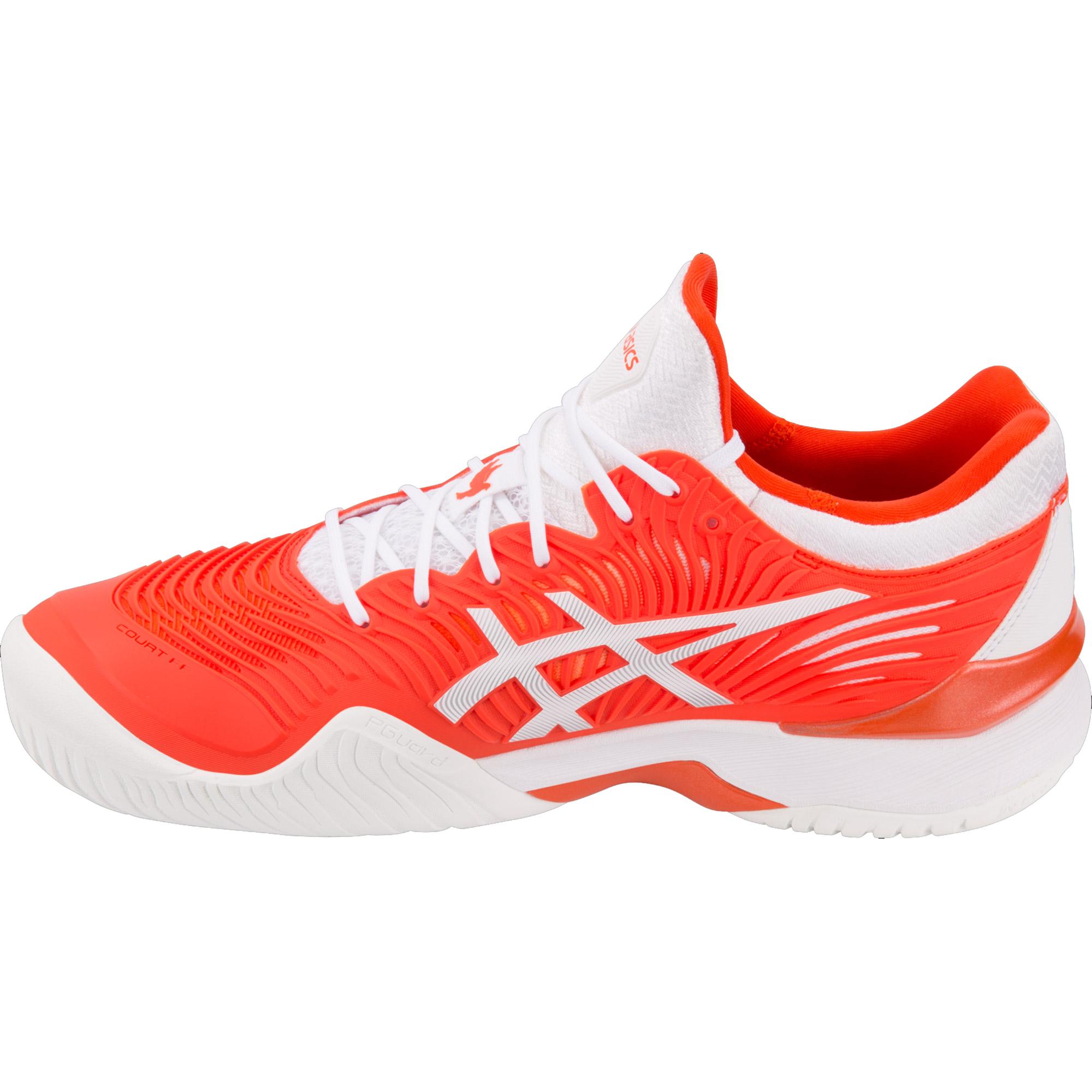 Asics Mens Court FF 2 Novak Tennis Shoes - Cherry Tomato/White - nrd.kbic-nsn.gov