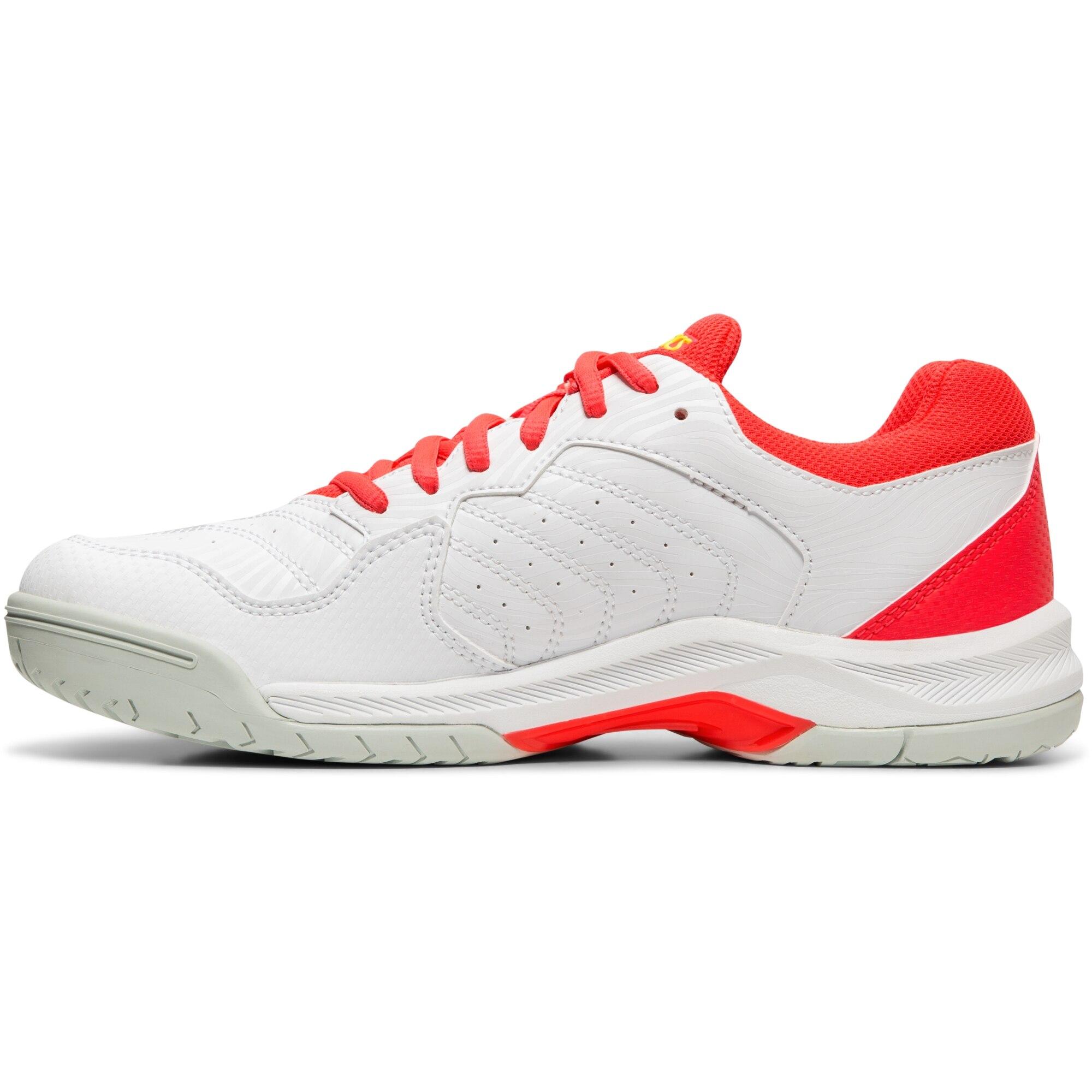 Asics Womens GEL-Dedicate 6 Tennis Shoes - White/Laser Pink ...