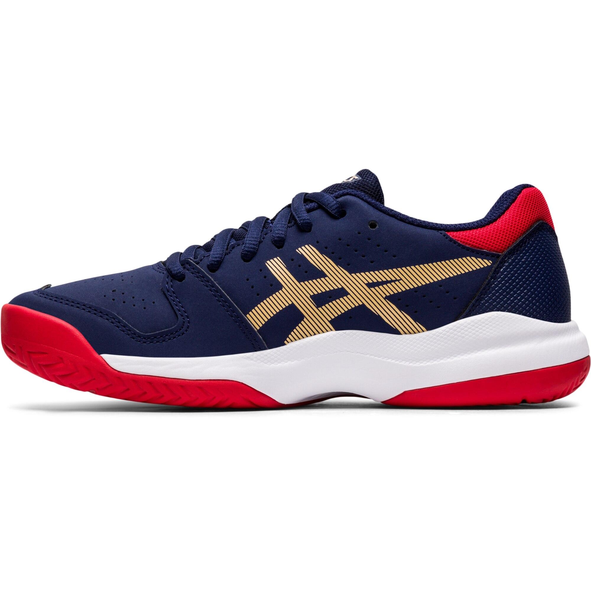 Asics Kids GELGame 7 GS Tennis Shoes Peacoat/Red Asics Kids GELGame 7 GS Tennis Shoes Peacoat/Red
