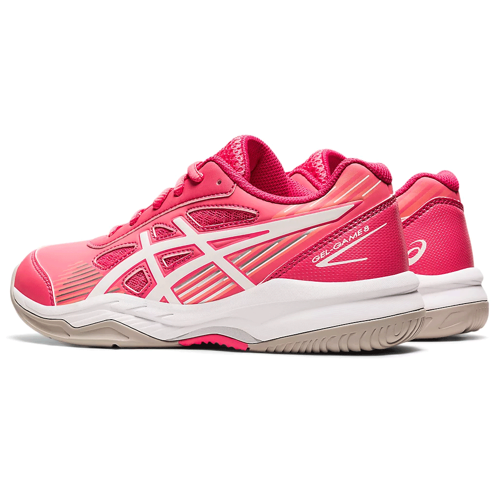 Asics Kids GELGame 8 GS Tennis Shoes Pink Cameo/White