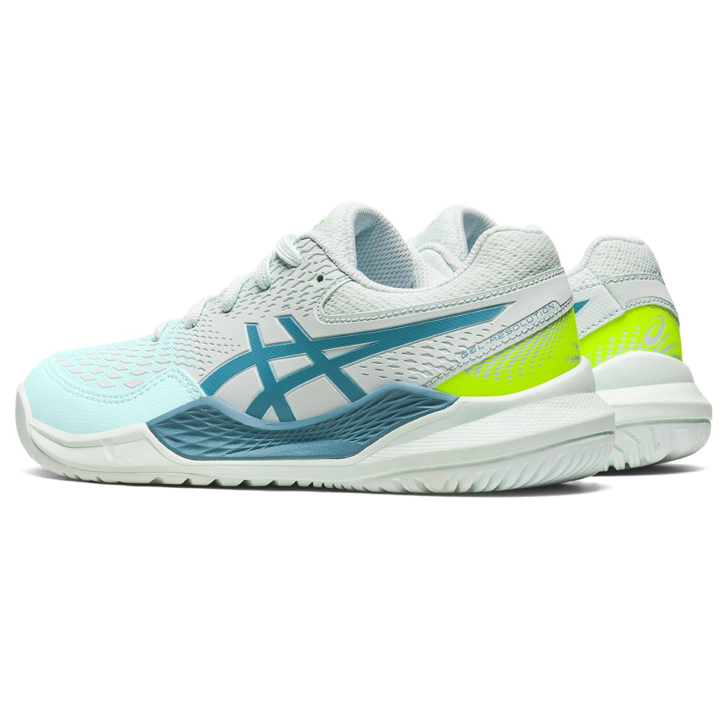 Asics Kids GelResolution 9 Tennis Shoes Blue/White