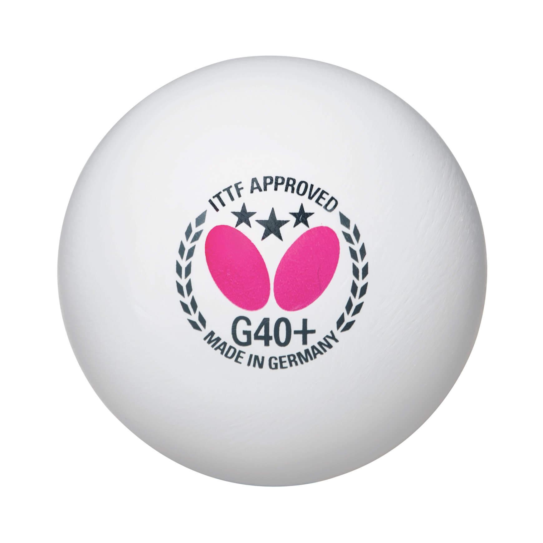 Butterfly G40+ Table Tennis Balls
