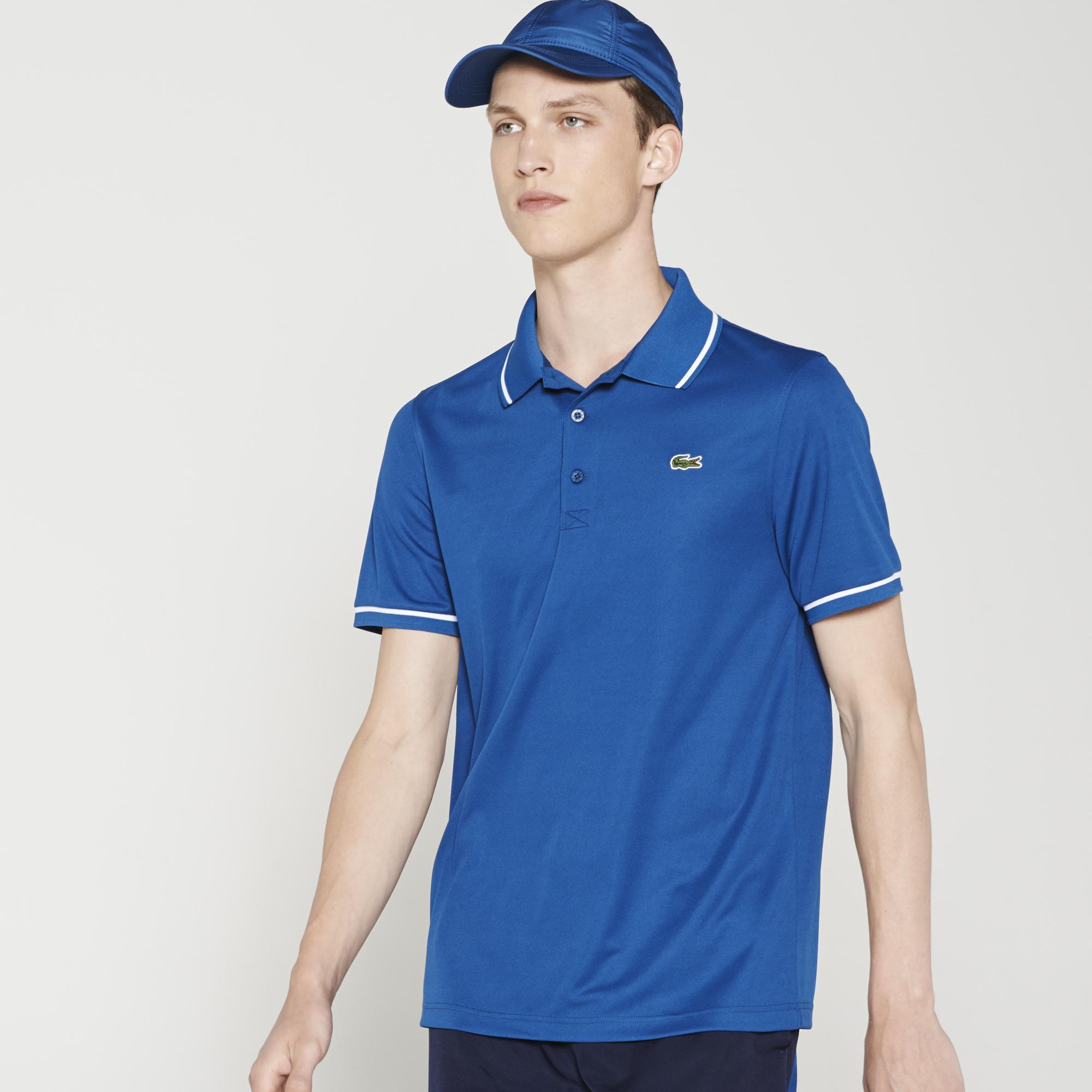 Lacoste Mens Original Fit Sport Polo Blue/White