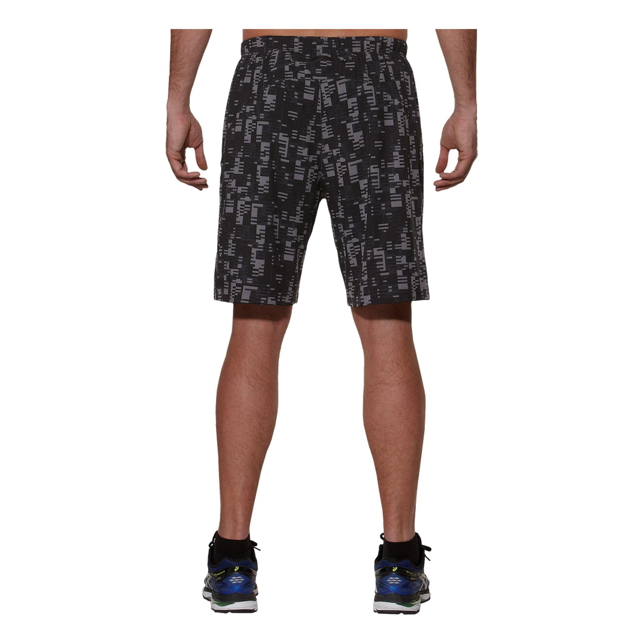 Asics Mens Woven 9 Inch Running Shorts Black