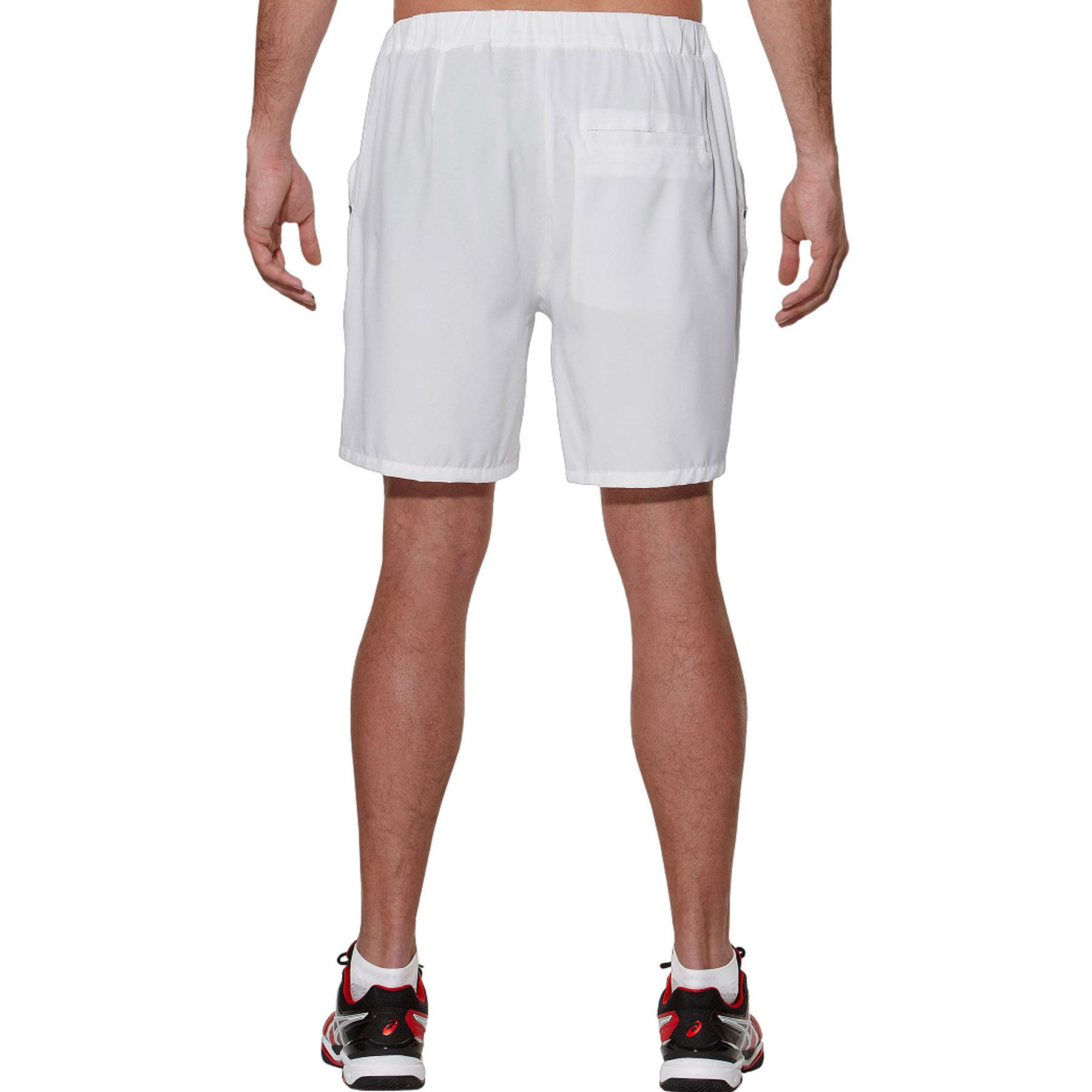 Asics Mens Athlete Tennis Shorts White