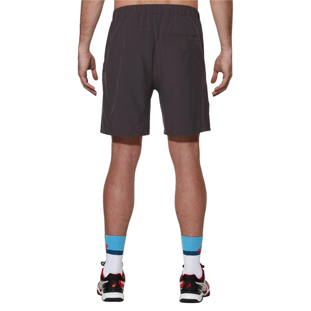 Asics Mens Athlete Tennis Shorts Dark Grey