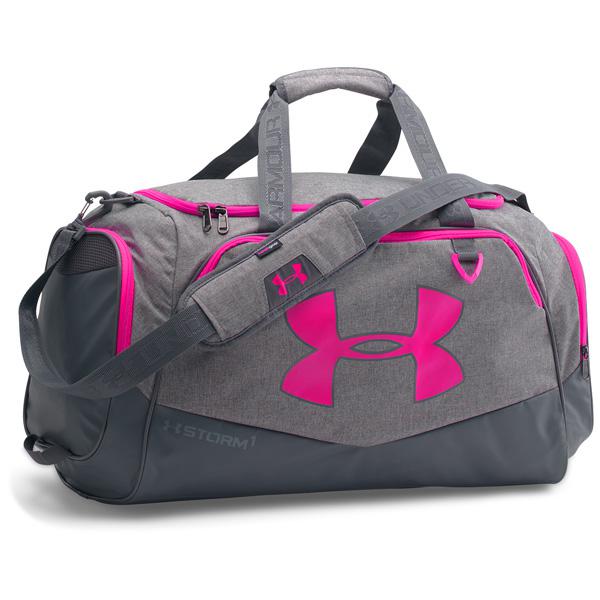pink under armour gym bag