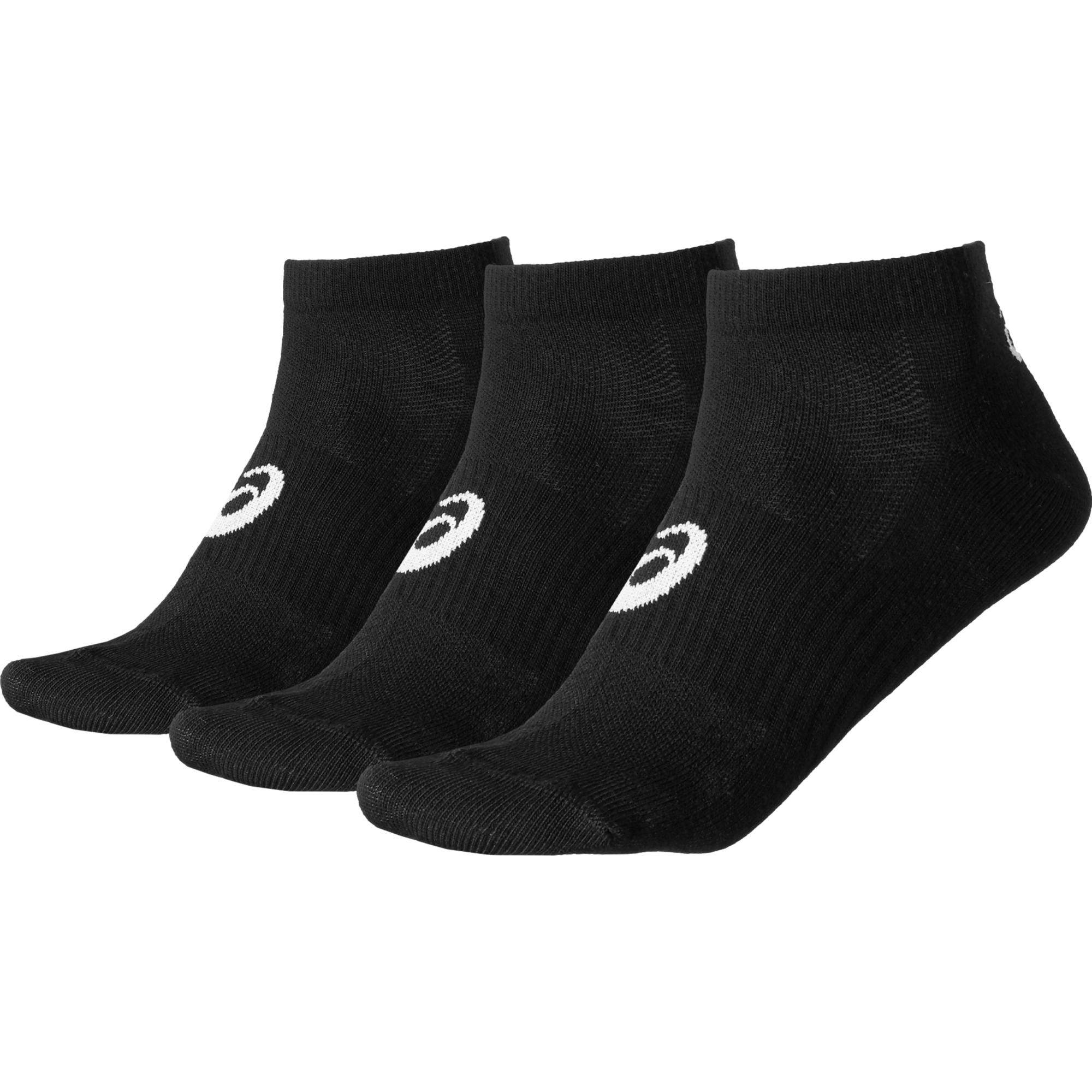 Asics Ped Socks (3 Pairs) - Black - Tennisnuts.com