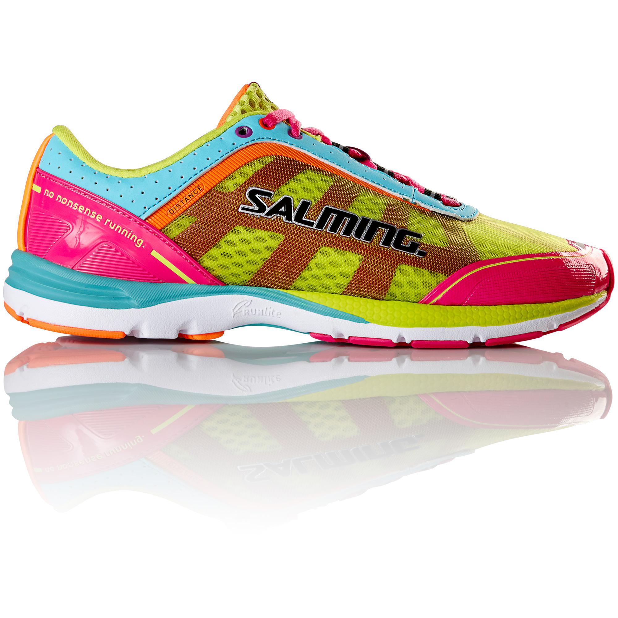 Salming Womens Distance 3 Running Shoes Pink Glow