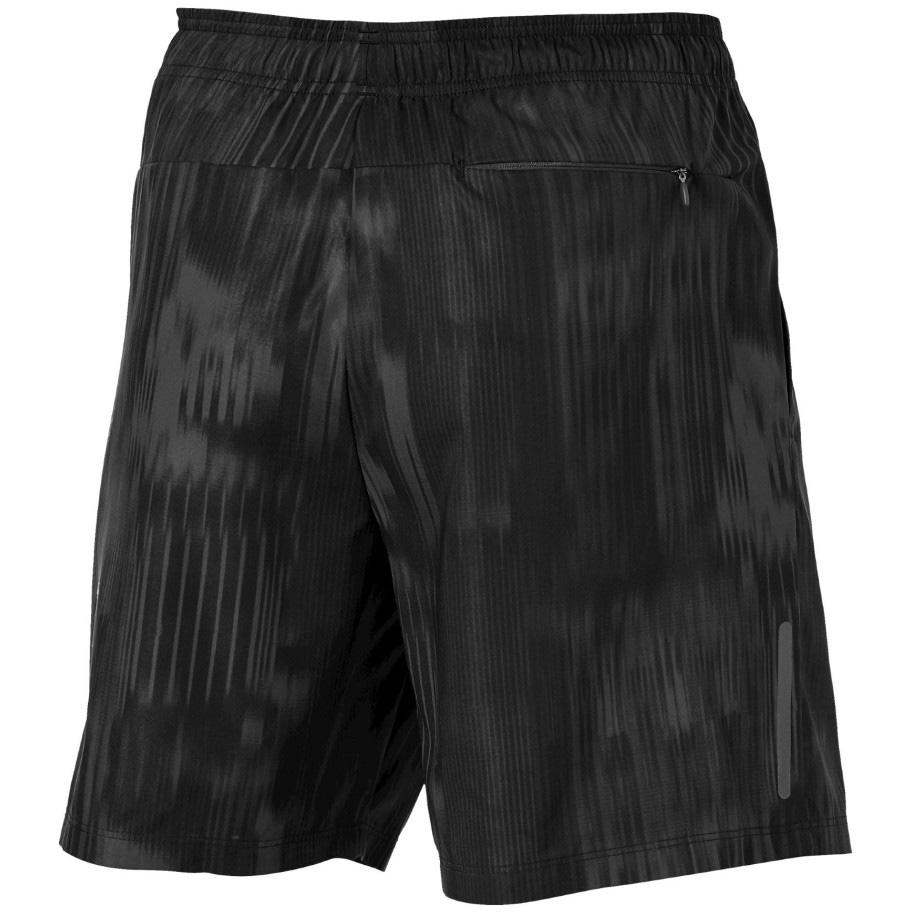 Asics Mens FuzeX Printed 7 Inch Running Shorts Black