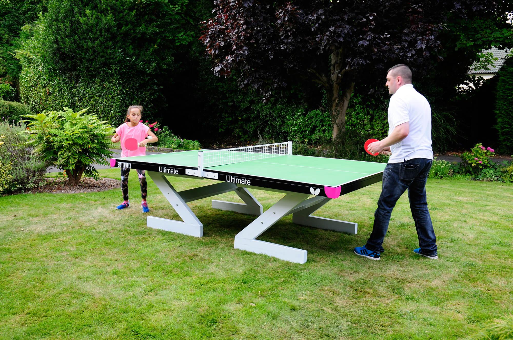 Butterfly Ultimate 18mm Outdoor Table Tennis Table Blue