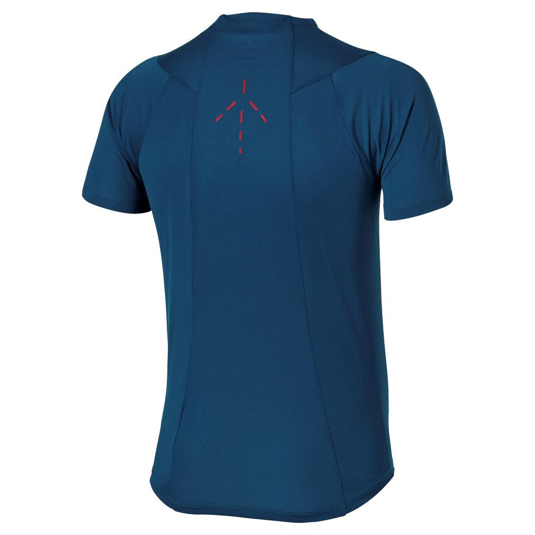 Asics Mens Athlete Short Sleeve Tennis Top Ink Blue