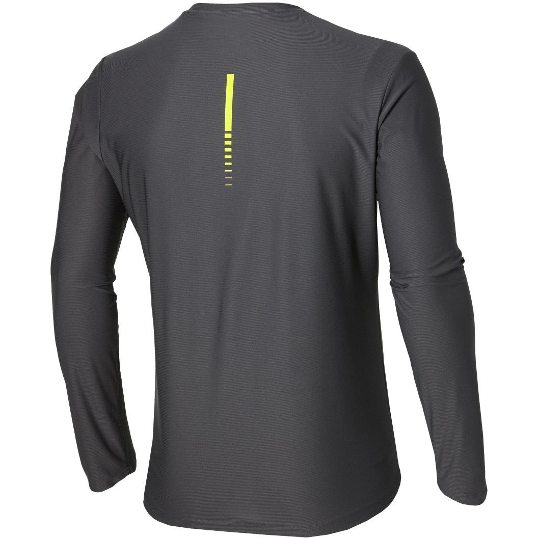 Asics Mens Long Sleeve Running Top Dark Grey