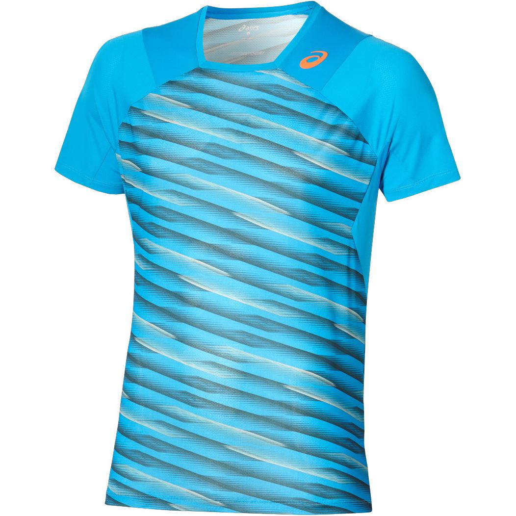 Short-sleeve Sports T-shirt Asics Game Ss Top Blue Tennis main image 0