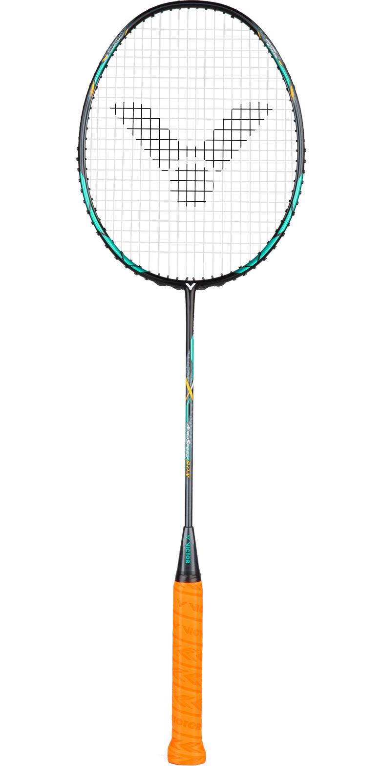 Racketbag 2x Schläger Freizeit Badminton Set VICTEC 500 3x Nylonbälle 