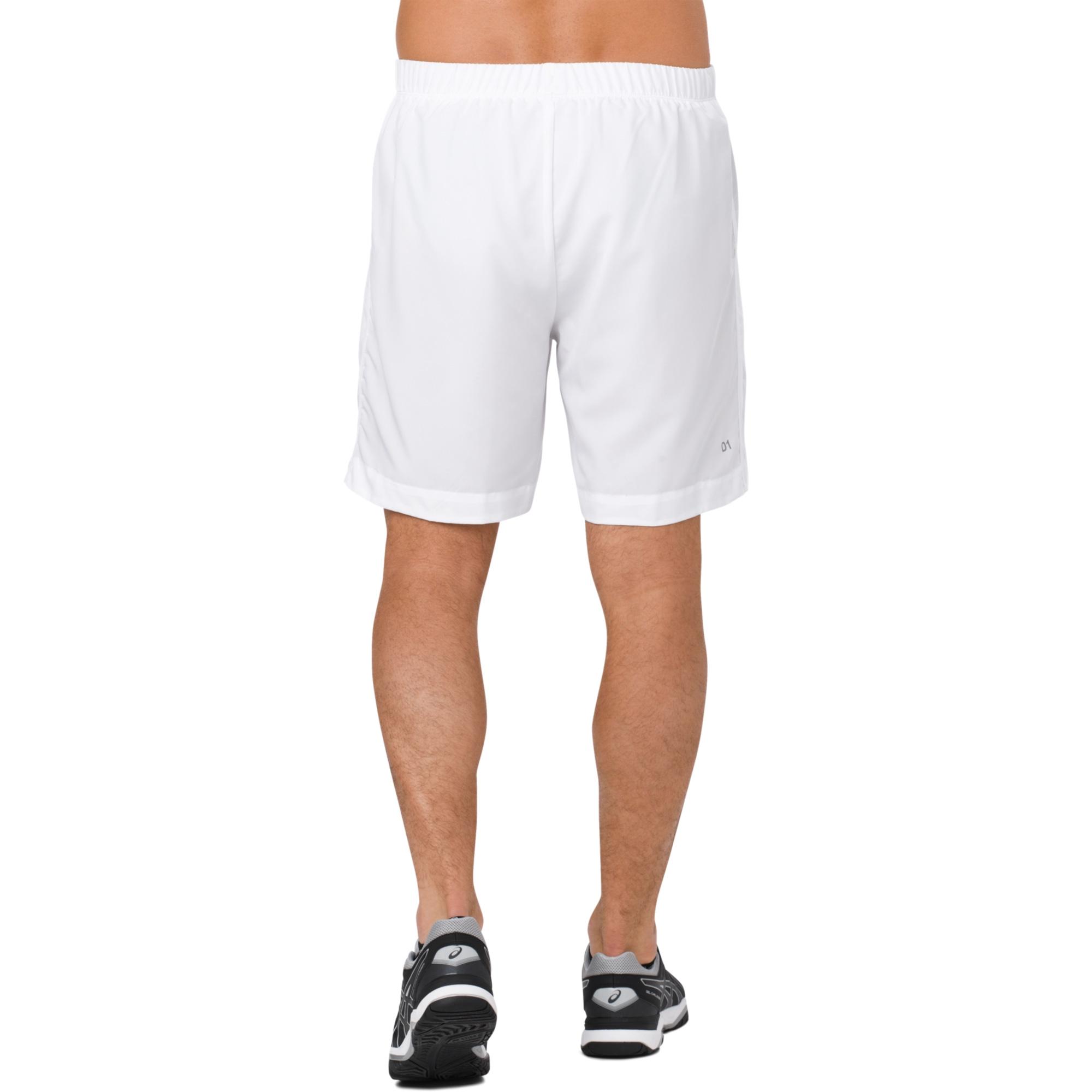 Asics Mens Tennis Shorts White