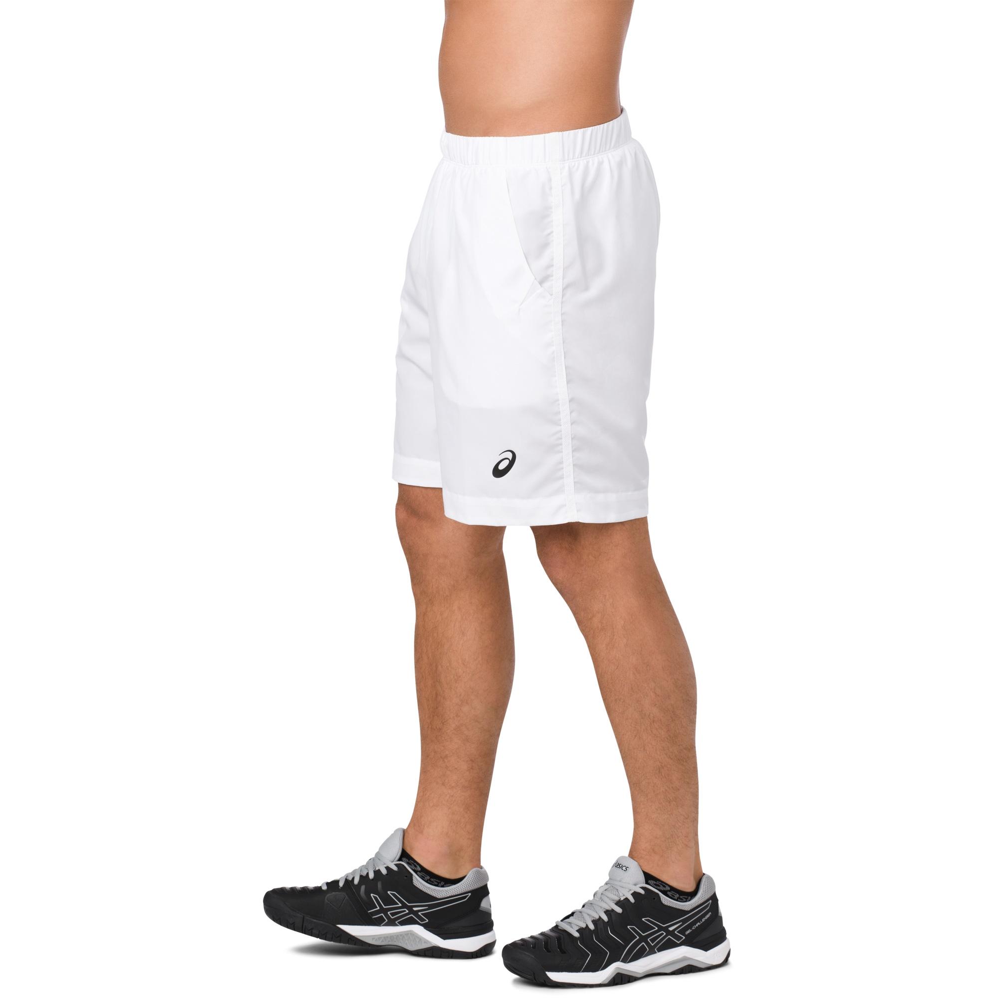 Asics Mens Tennis Shorts White