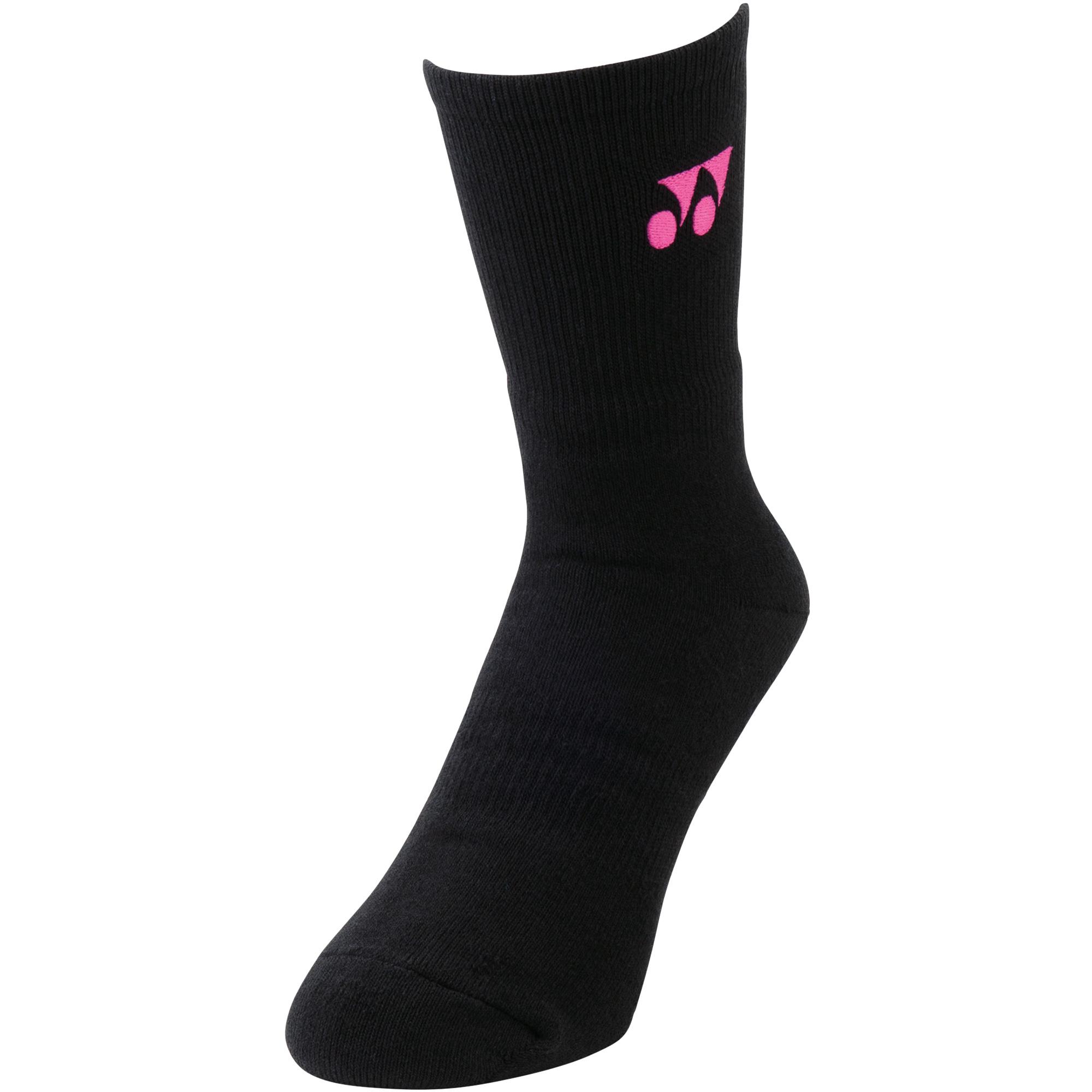 Yonex 1855EX Sports Socks (1 Pair) Black/Pink