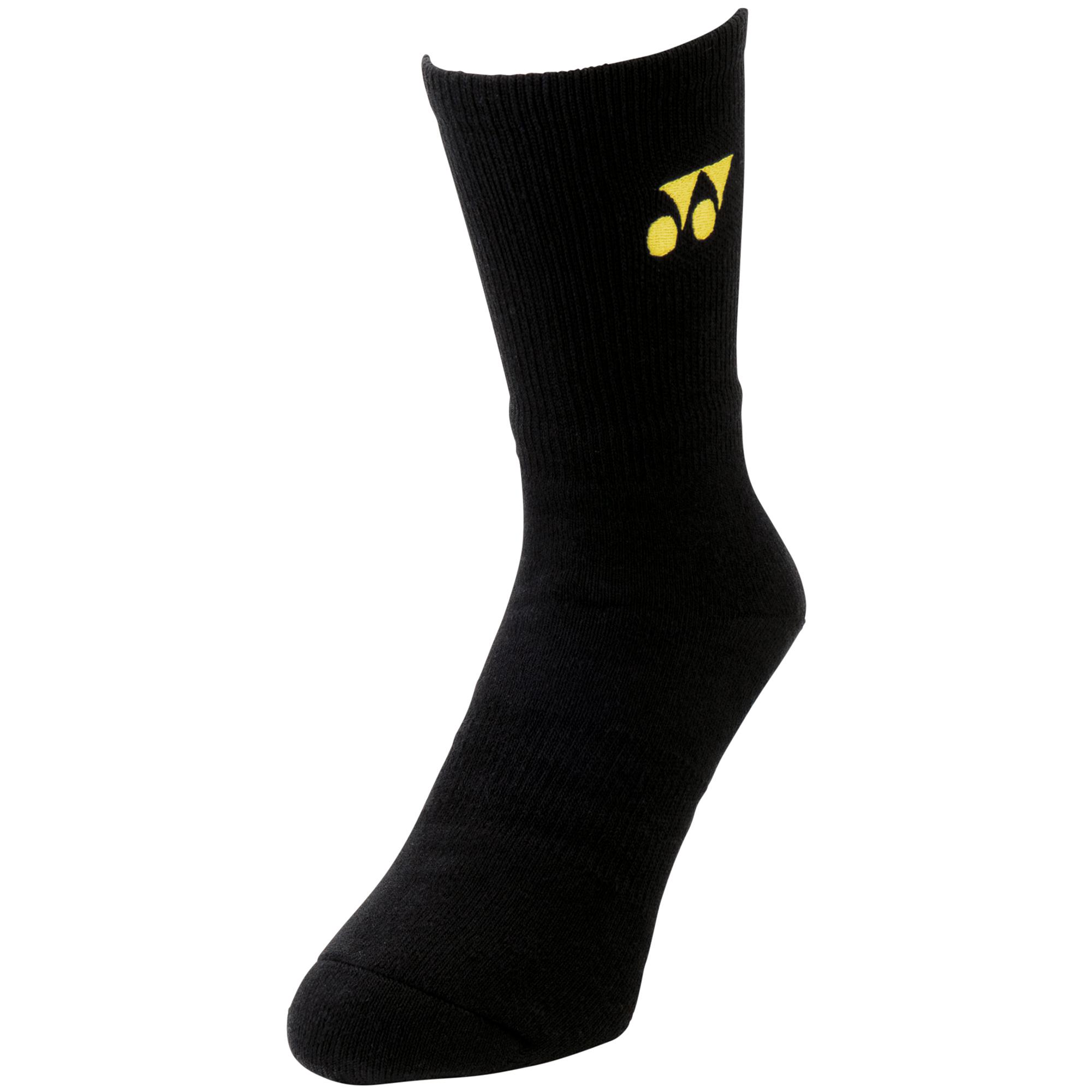 Yonex 1855EX Sports Socks (1 Pair) Black/Yellow