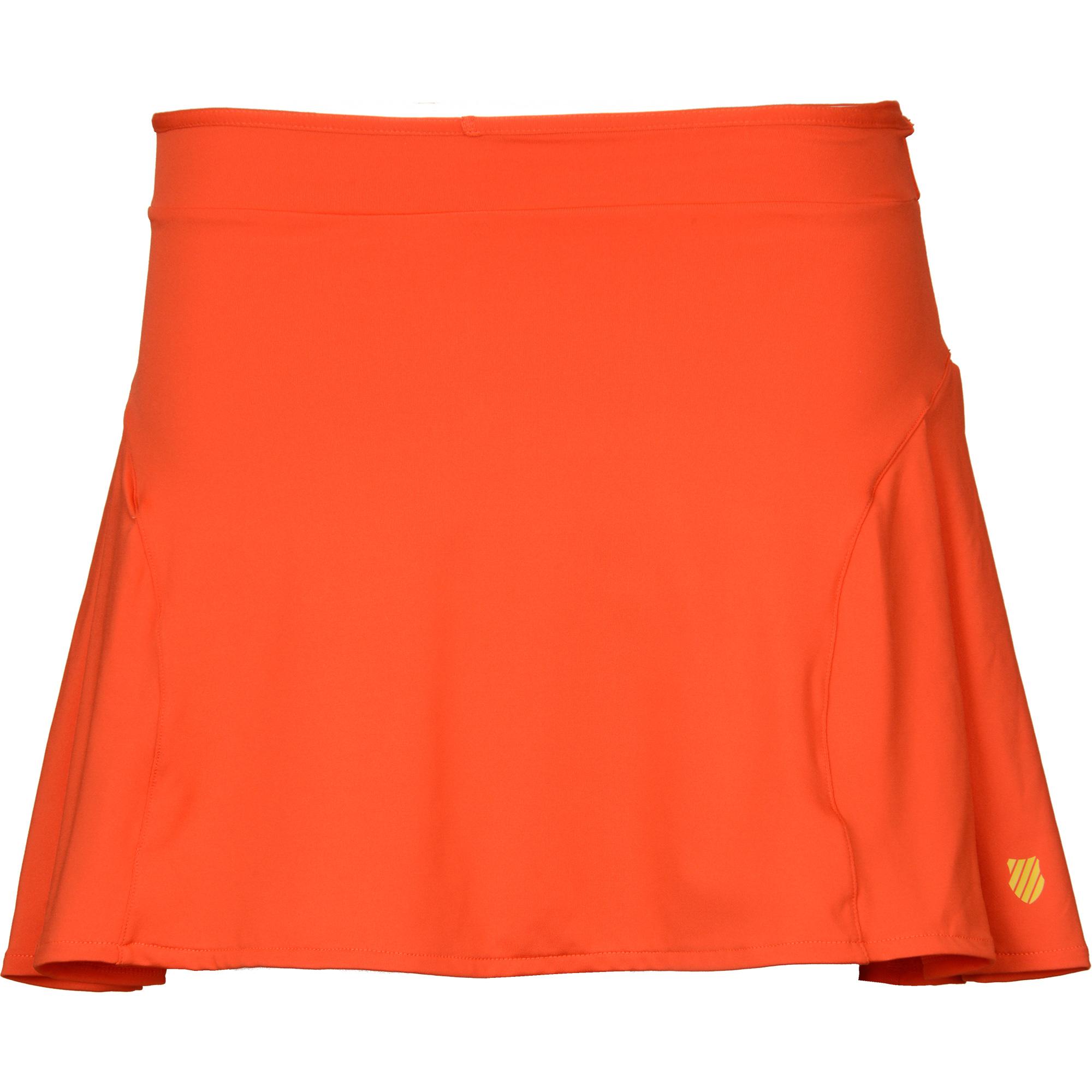 KSwiss Womens Adcourt Skirt Fiesta Orange
