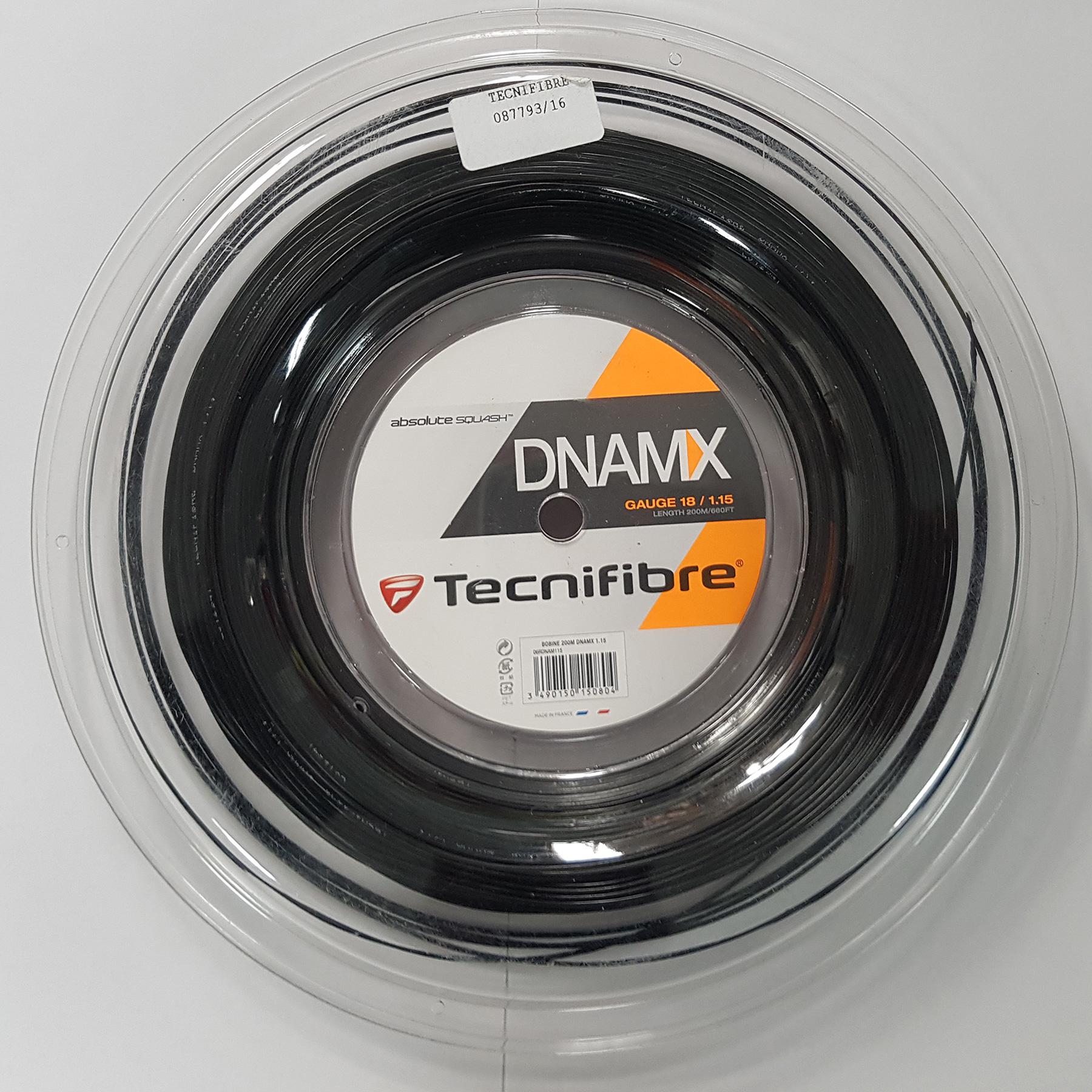 Tecnifibre 4S Tennis String Reel - 1.25mm/17G - 200m Black - Thermocore Technology