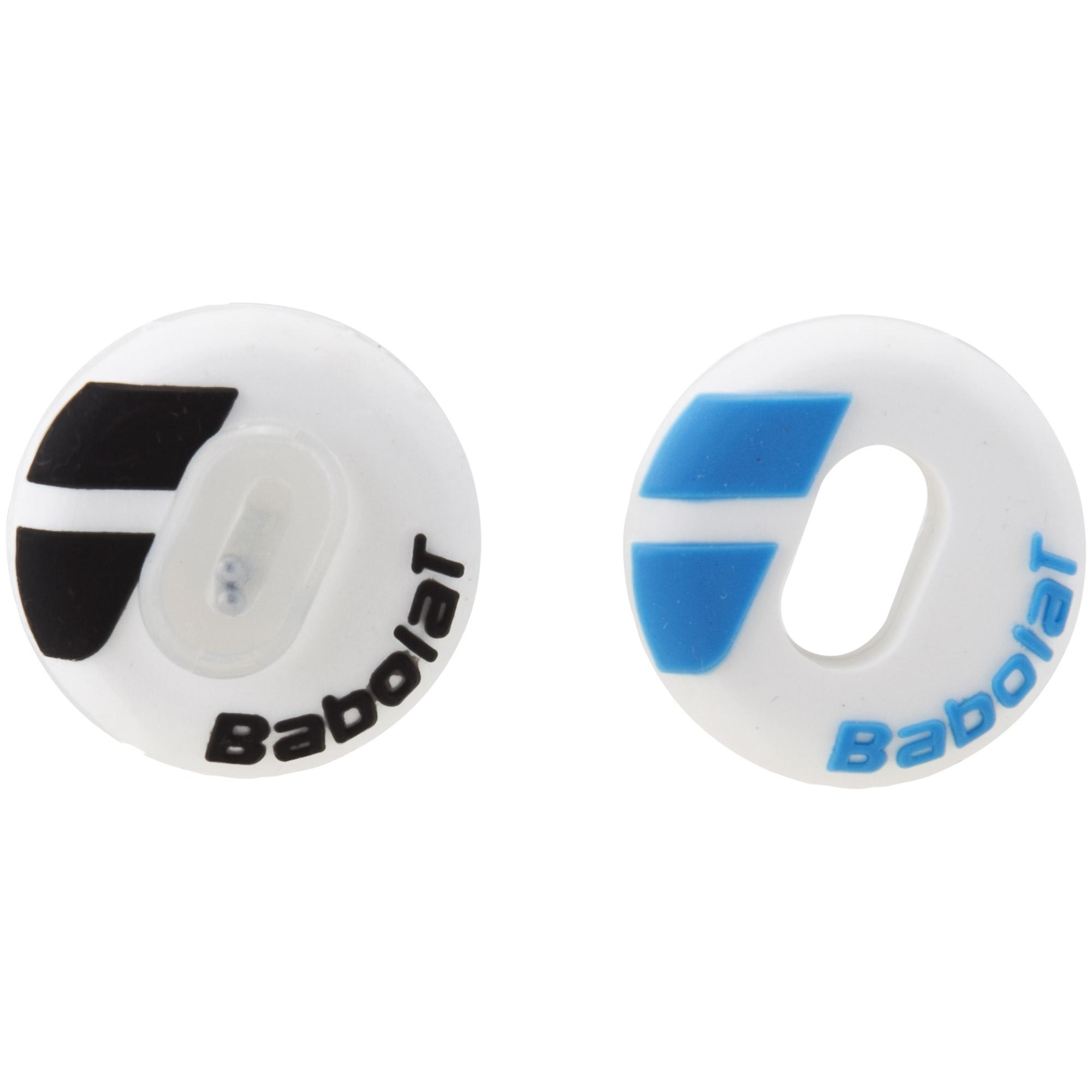 Babolat Custom Damp Vibration Dampeners (Pack of 2) White/Blue
