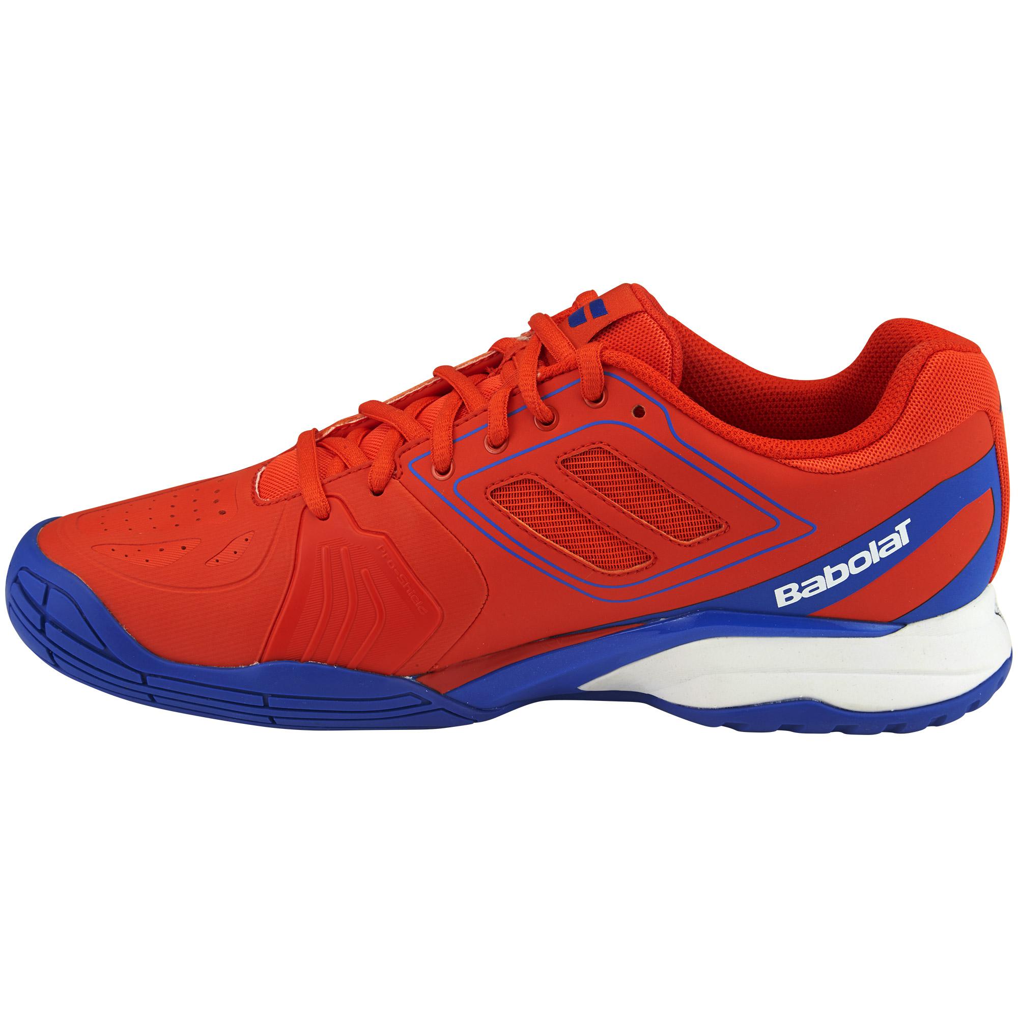 Babolat Mens Propulse Team Omni Court Tennis Shoes - Blue/Red ...